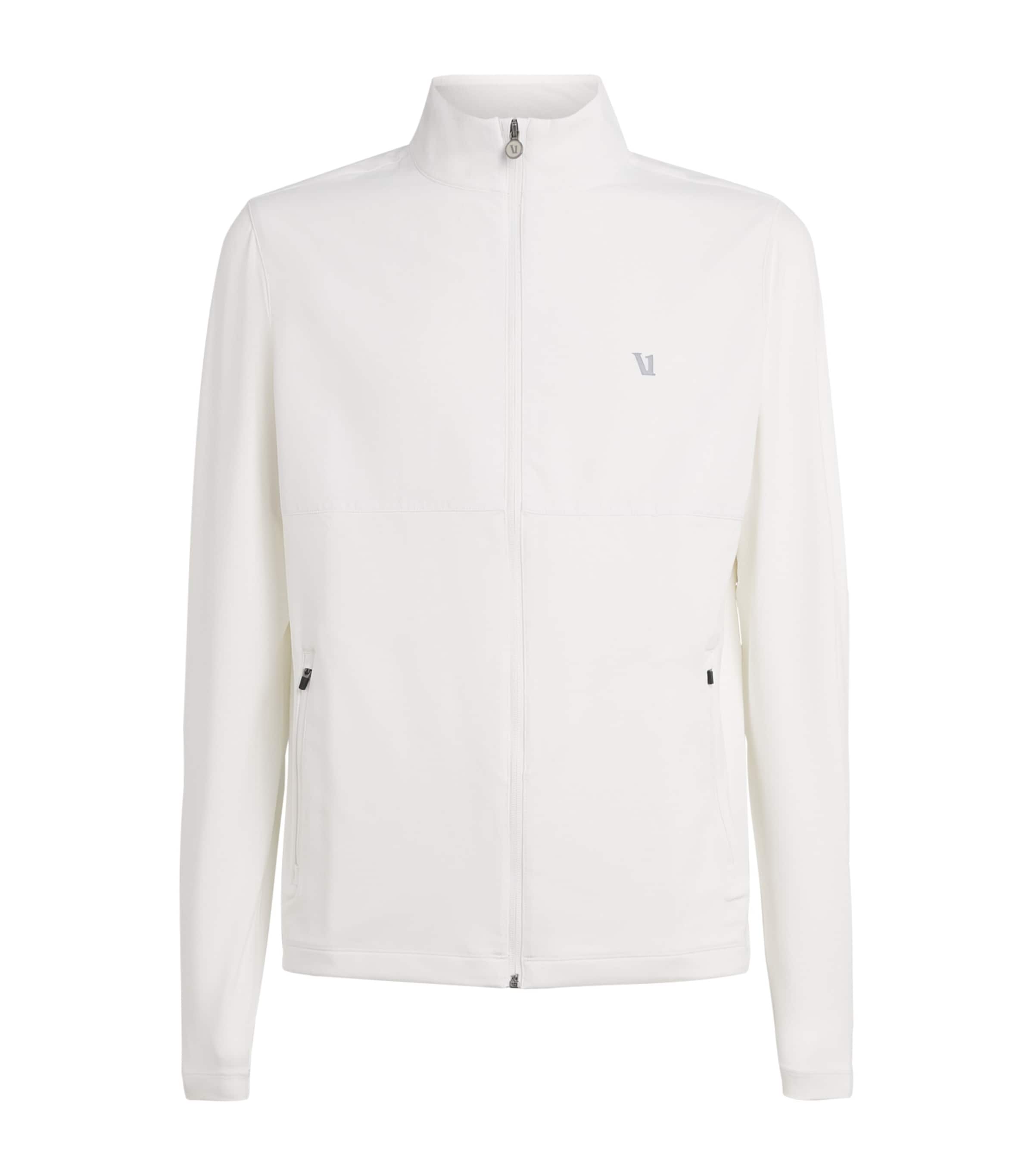 VUORI Mens Sunday Element Track Jacket Wht White