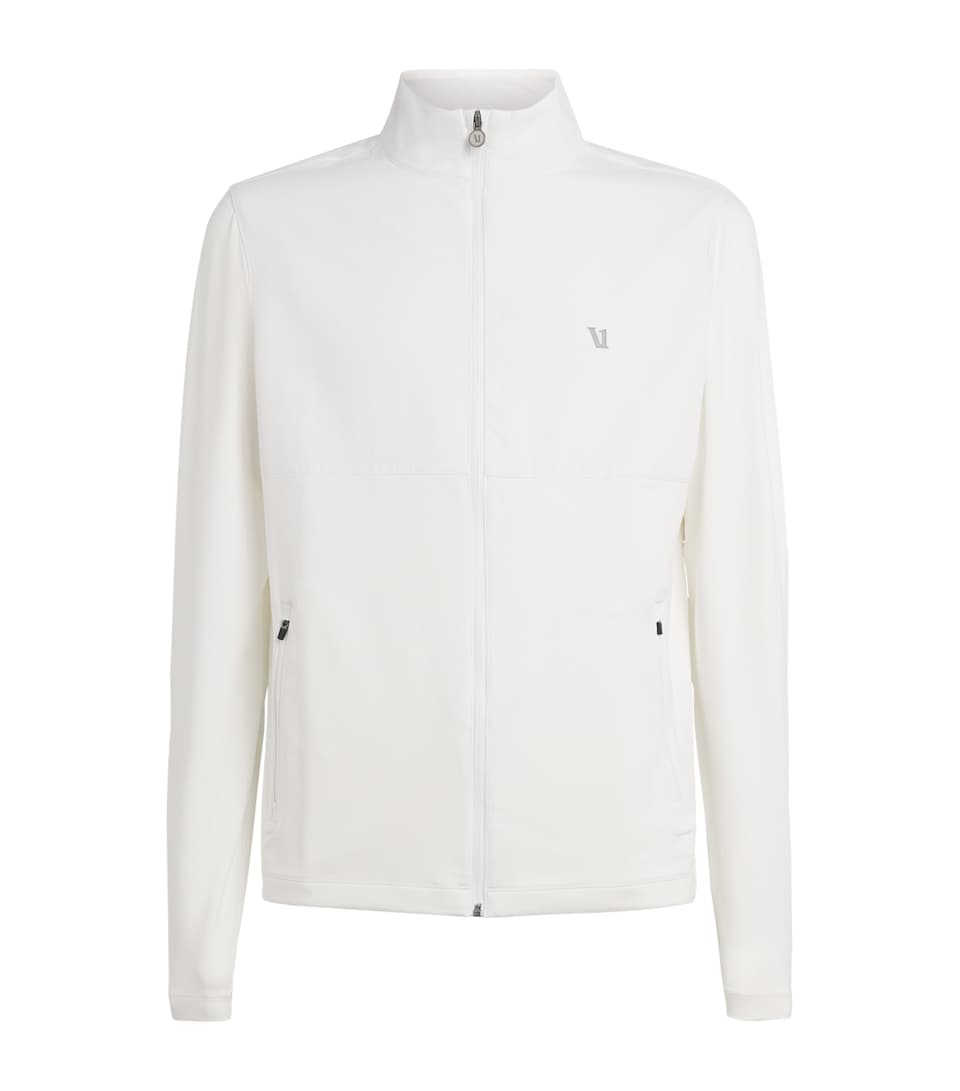 VUORI Mens Sunday Element Track Jacket Wht White