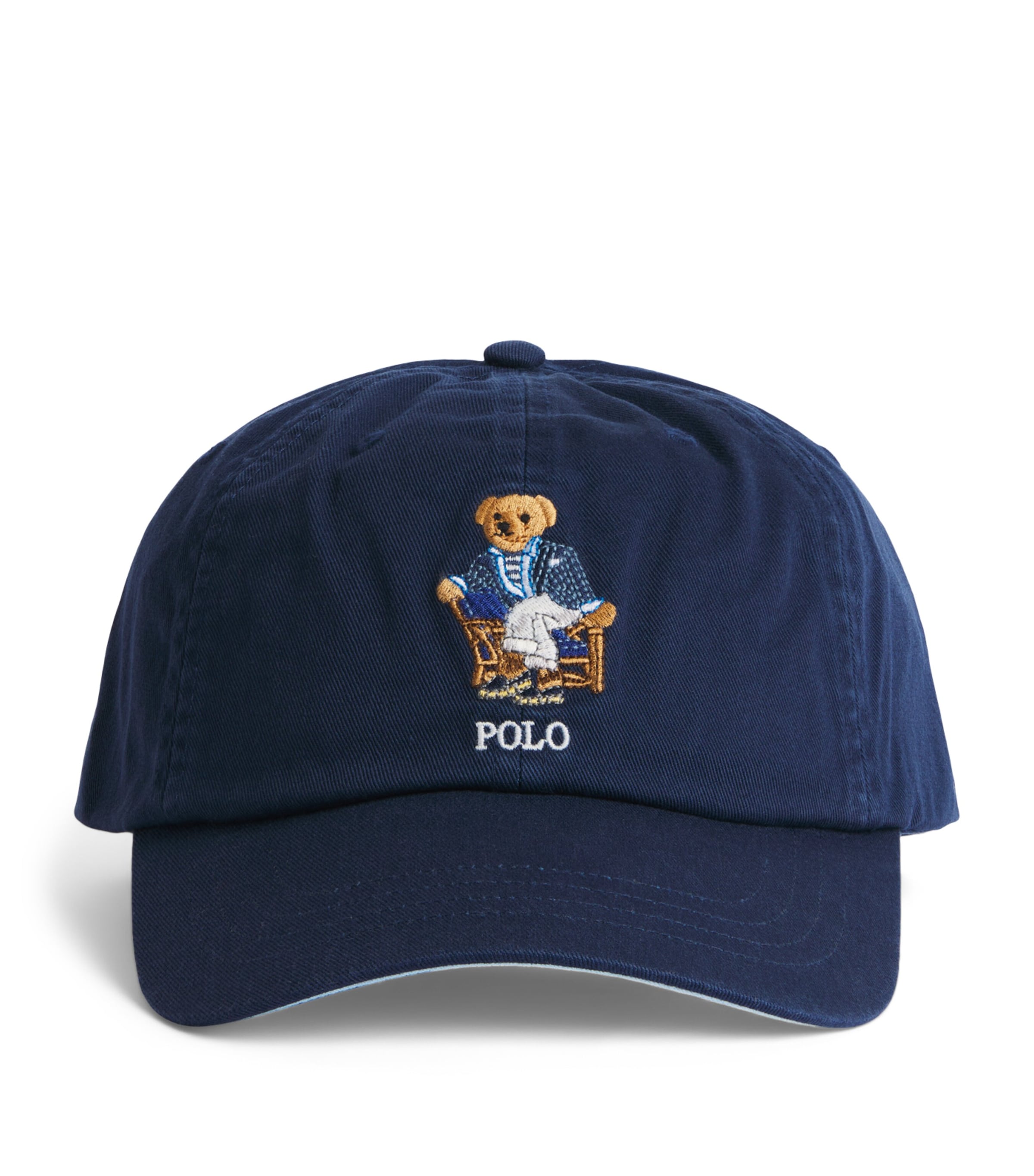 Polo Ralph Lauren Cotton Polo Bear Baseball Cap Nport Nv W/nprt Bear