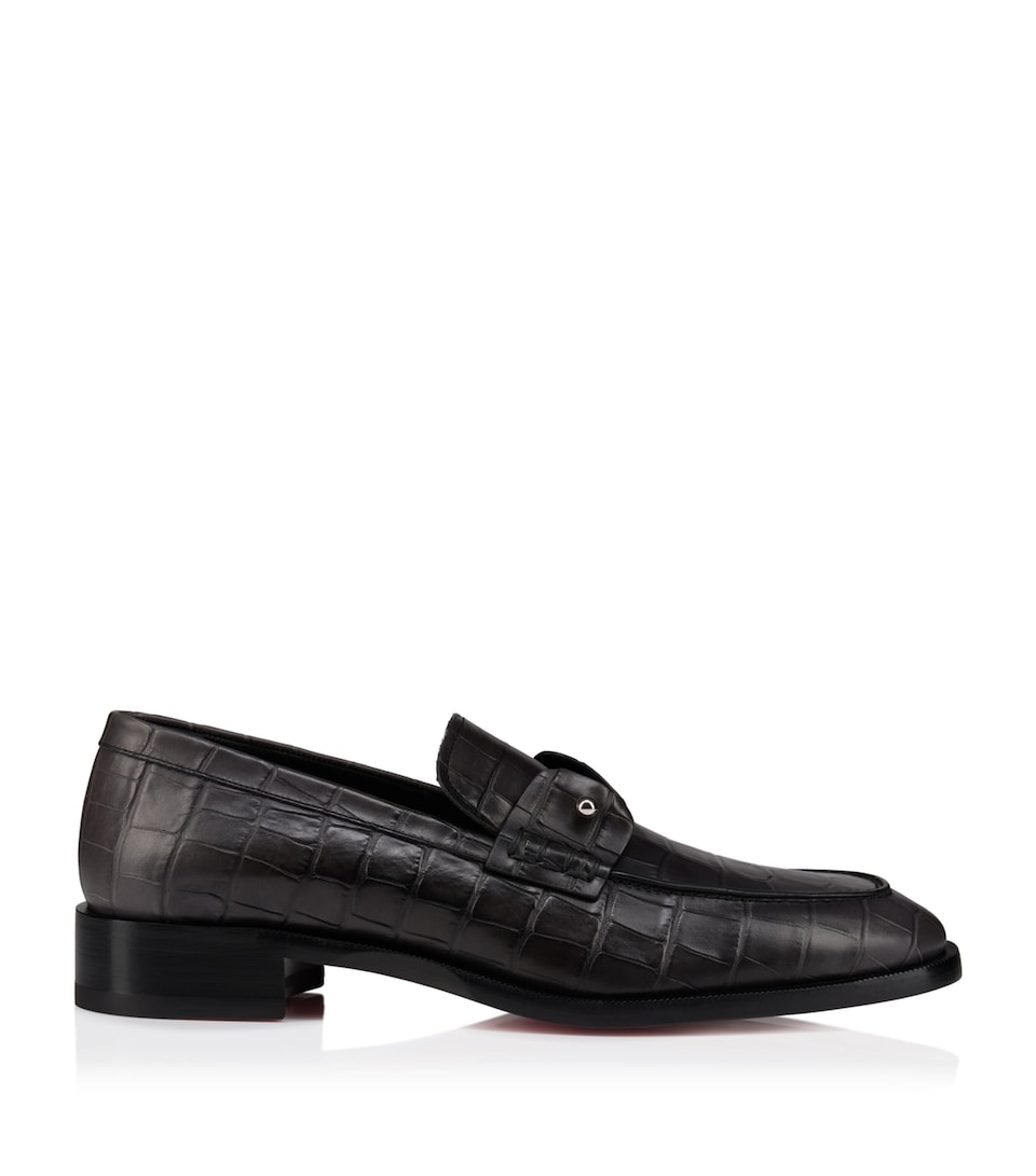 Christian Louboutin Chambelimoc Leather Loafers