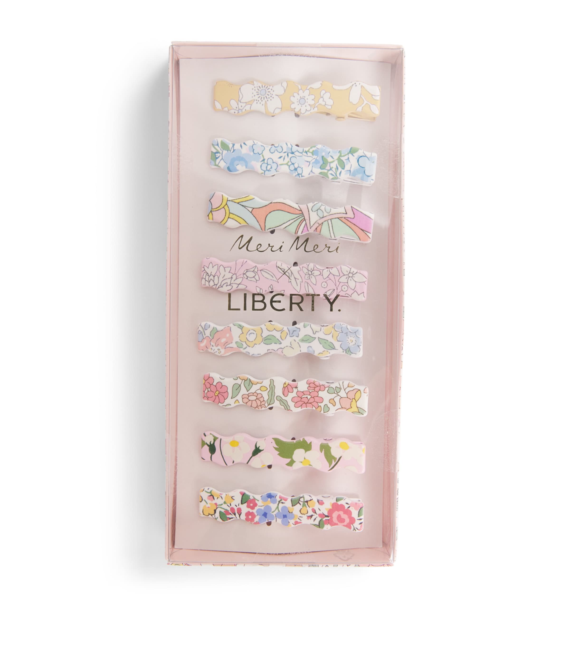 Meri Meri x Liberty Wavy Hair Clips (Set of 8)