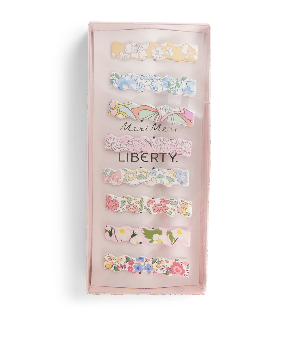 Meri Meri x Liberty Wavy Hair Clips (Set of 8)