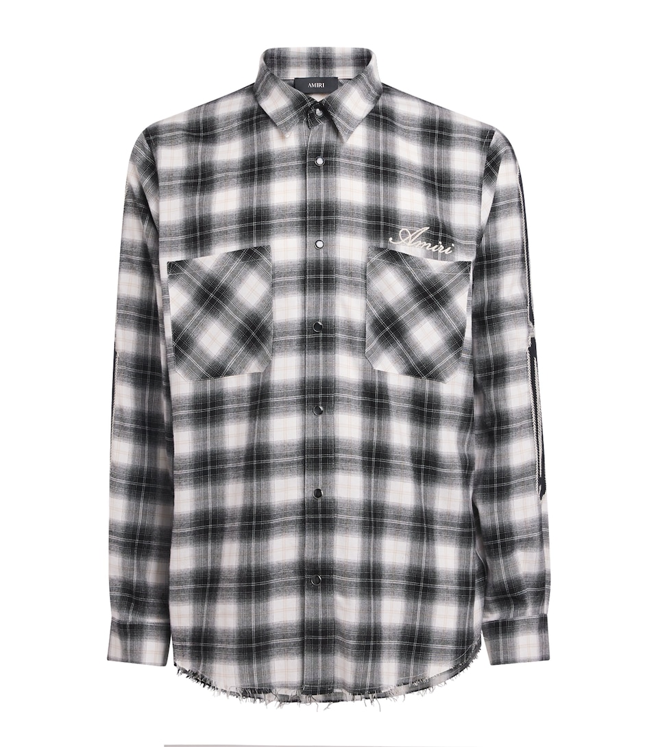 Cotton Flannel Bones Overshirt