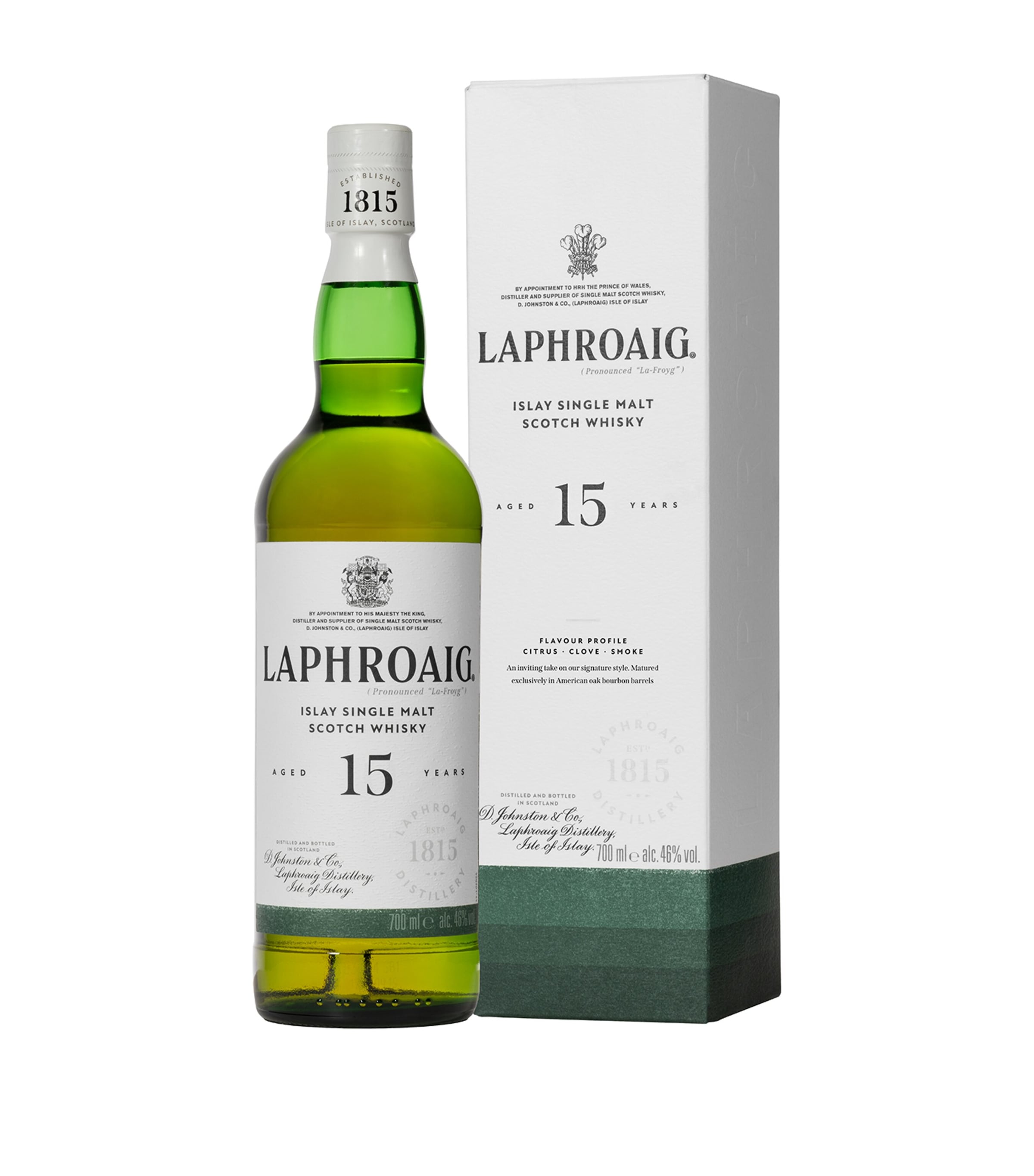 Laphroaig 15-Year-Old Single Malt Scotch Whisky (70cl)