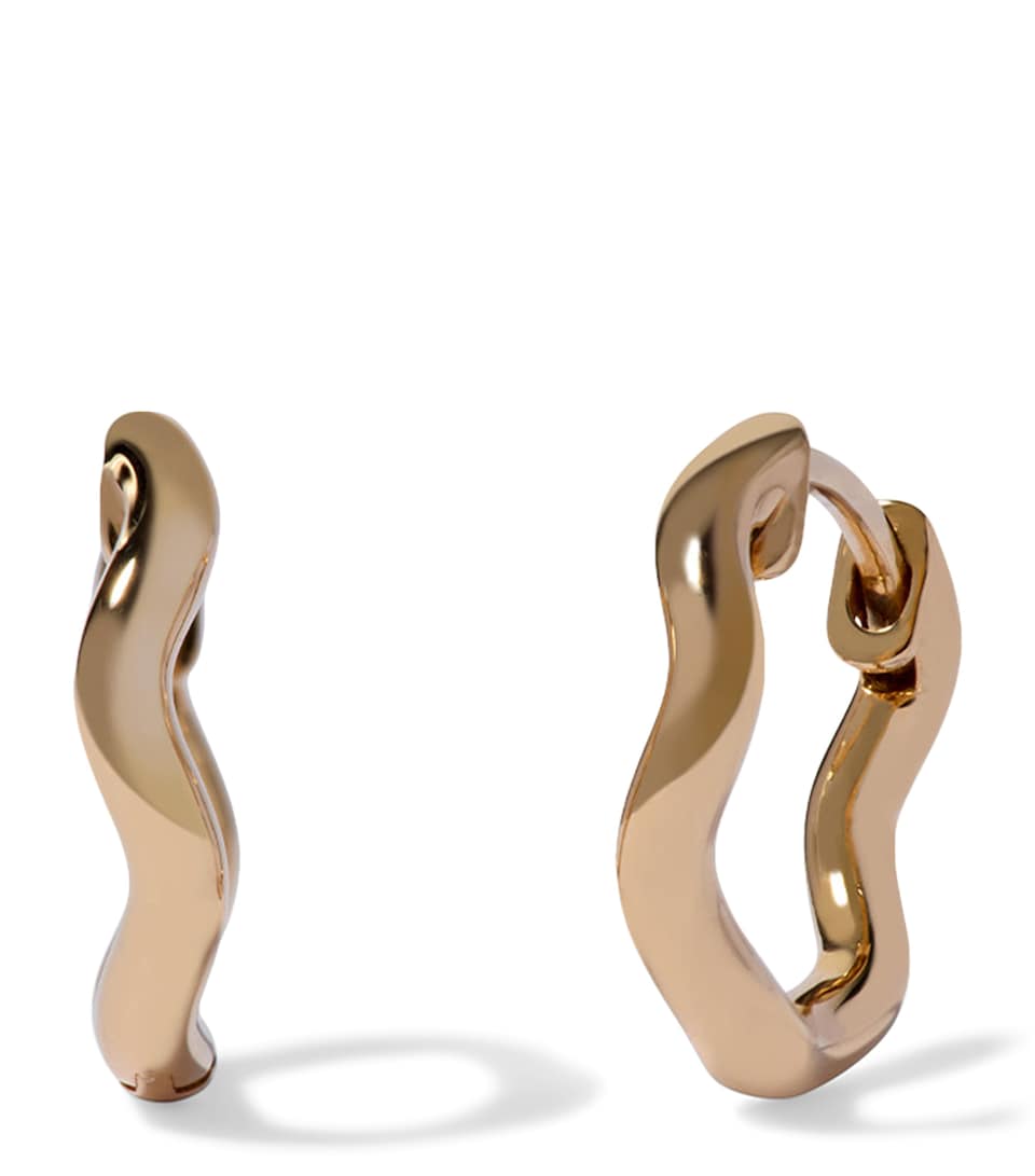 Annoushka Yellow Gold Whoopsie Daisy Small Hoop Earrings