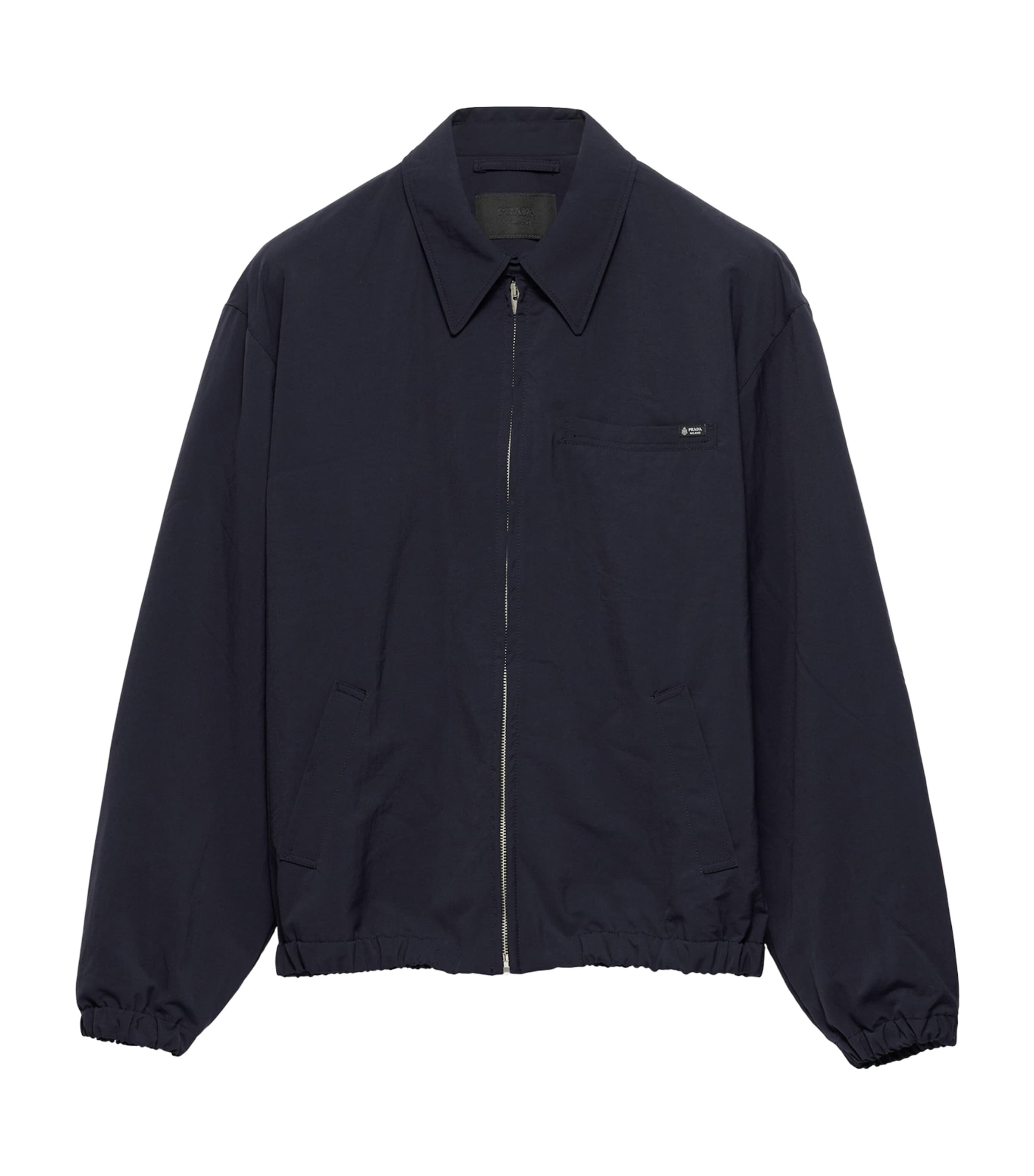 Prada Mens Technical Shirt Jacket Blue