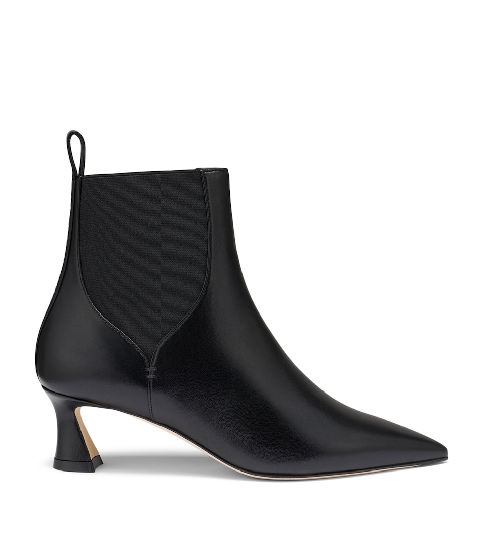 Malone Souliers Nappa Leather Carolyn Ankle Boots 45 Black