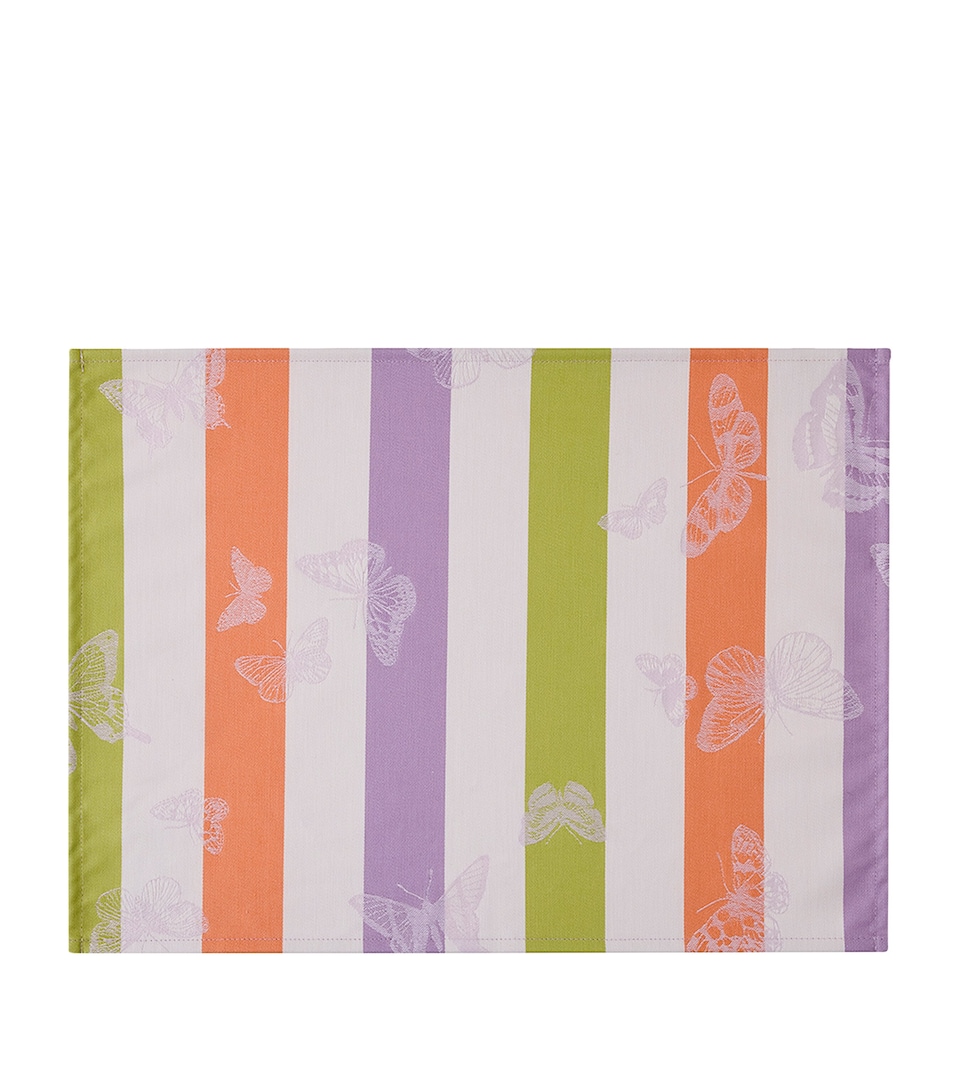 Cotton Stripe Papillion Placemat (36cm x 50cm)