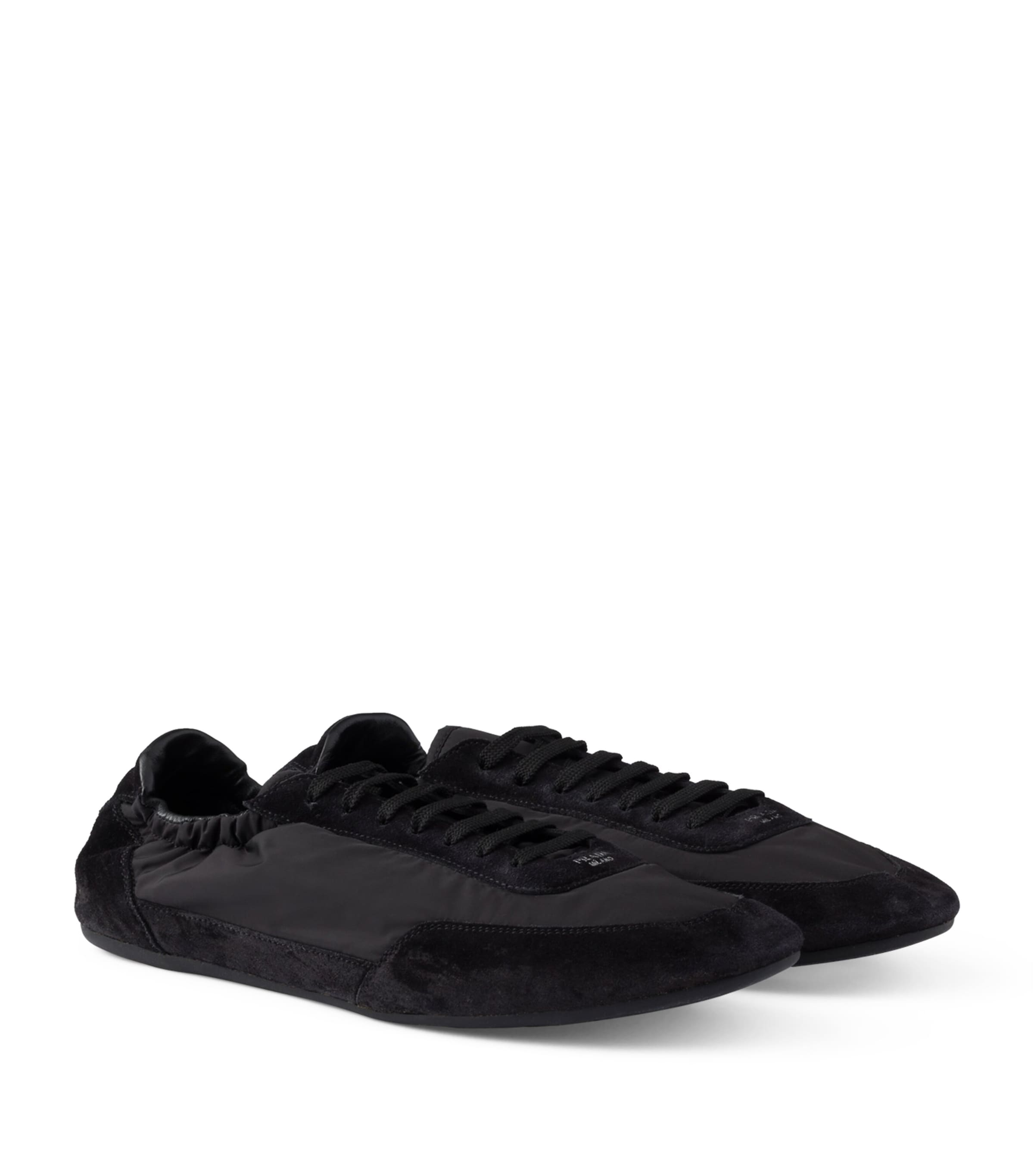 Re-Nylon-Suede Sneakers