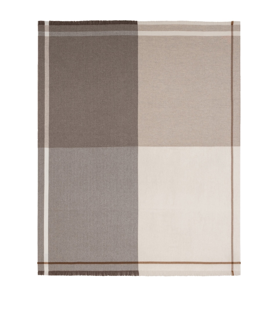 Begg x Co Cashmere Tummel Quatraine Throw (140cm x 185cm) Natural