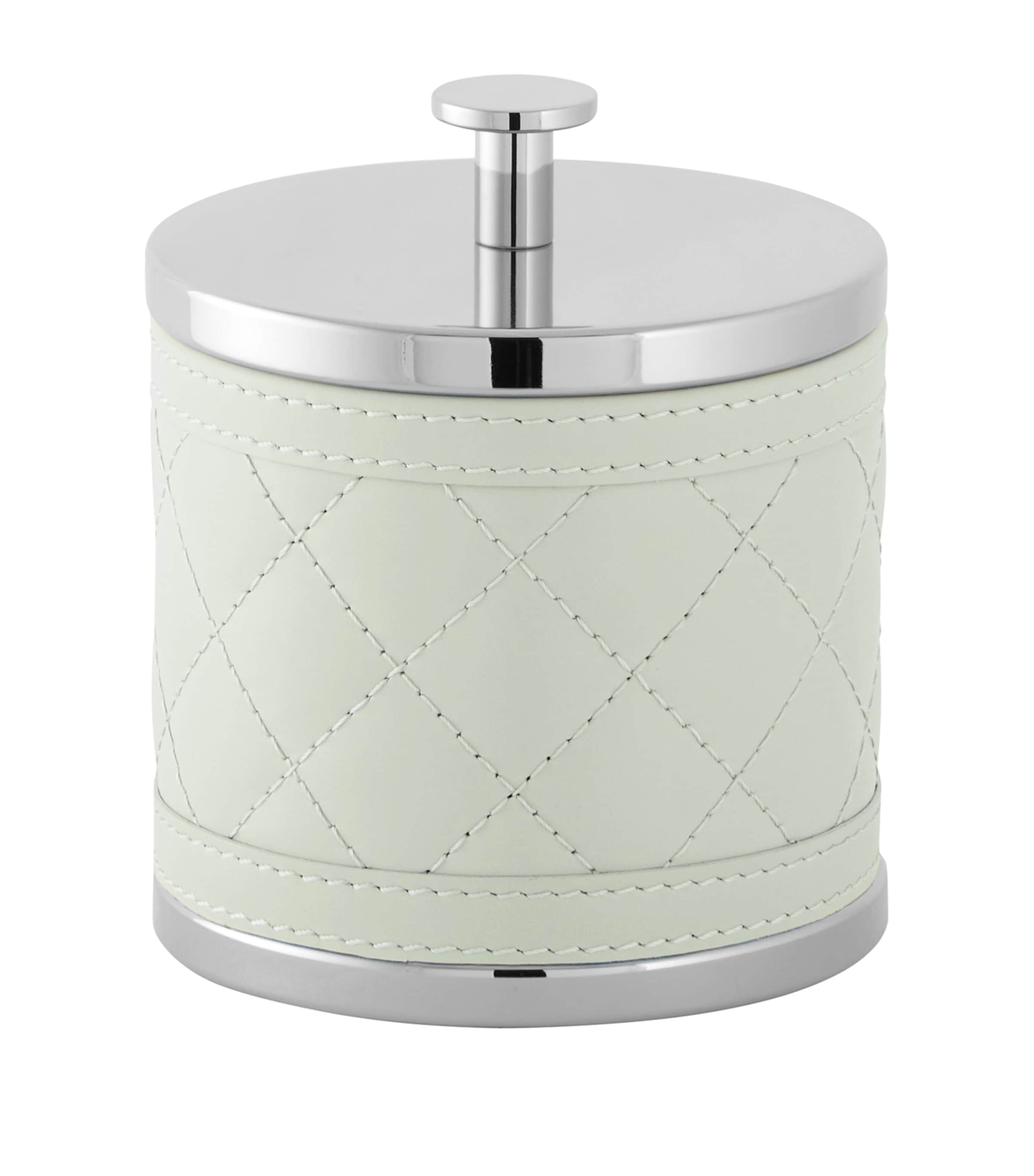Riviere Small Quilted Alghero Diamonds Box Celadon Green