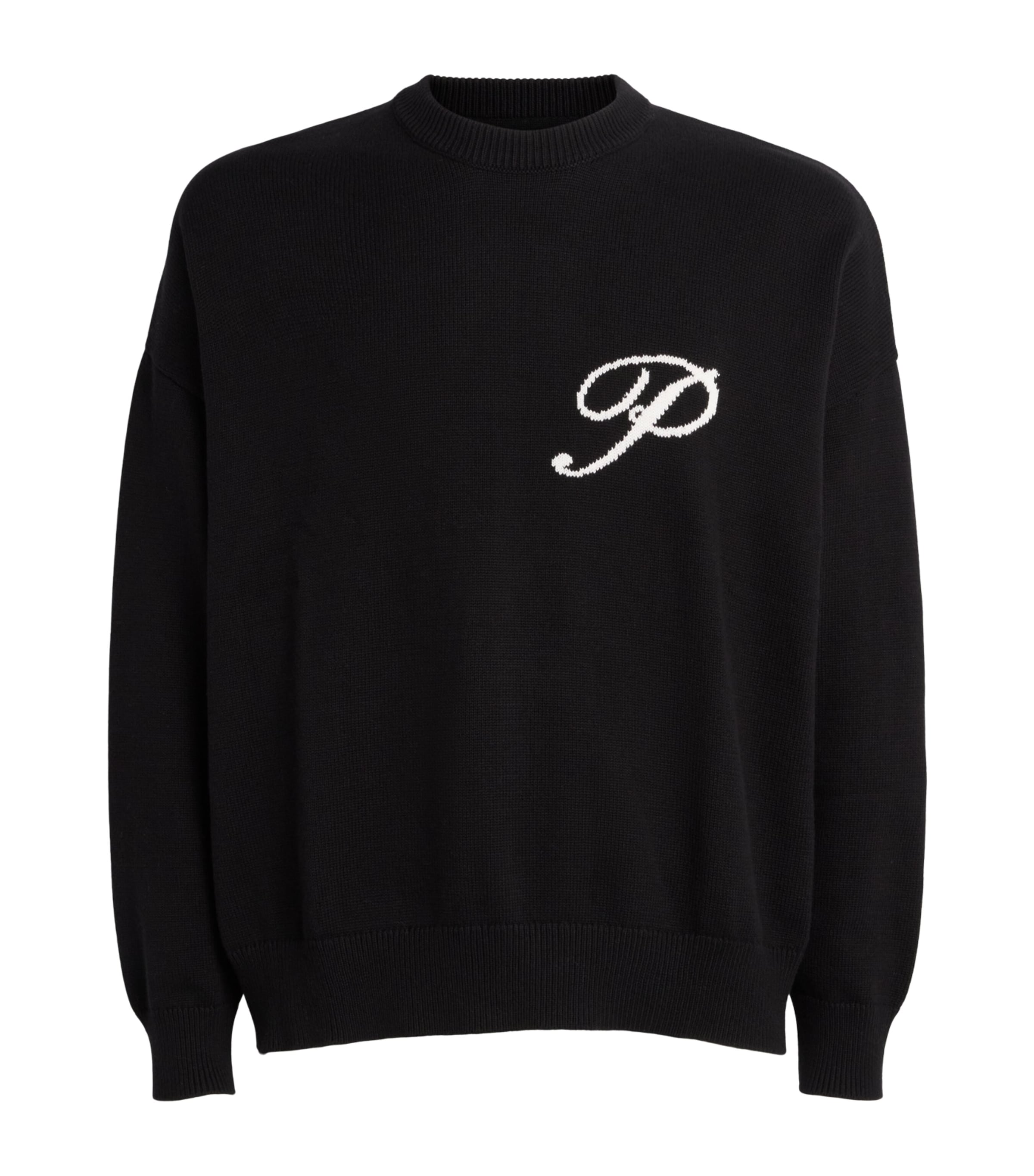 PICANTE Mens Cotton Gallery Sweater Black