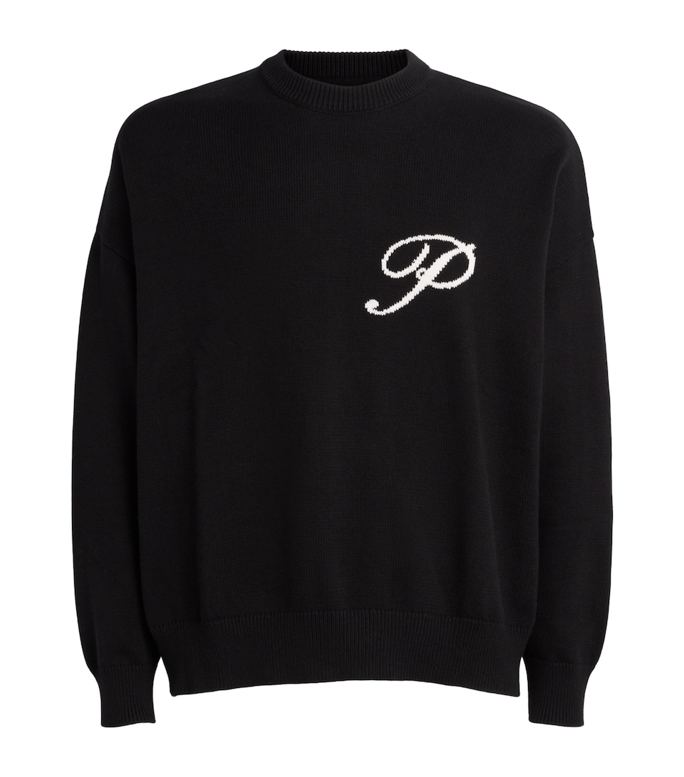PICANTE Mens Cotton Gallery Sweater Black