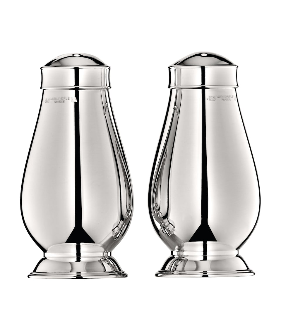 Silver-Plated Albi Salt and Pepper Shakers