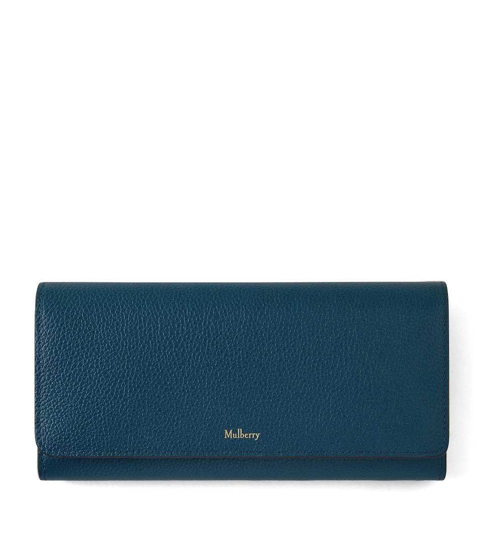 Mulberry Leather Continental Wallet Out Of The Blue