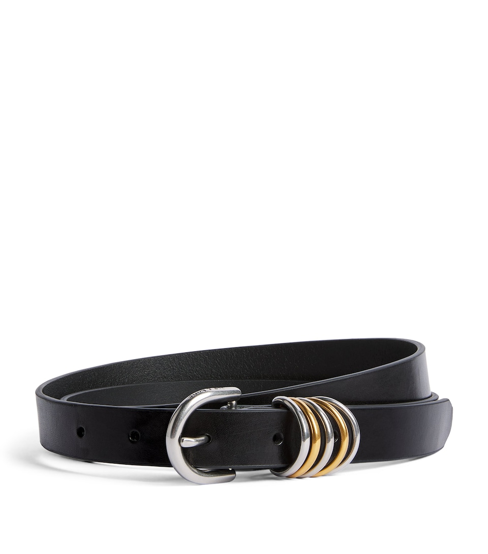 Rag & Bone Leather Sasha Belt Black