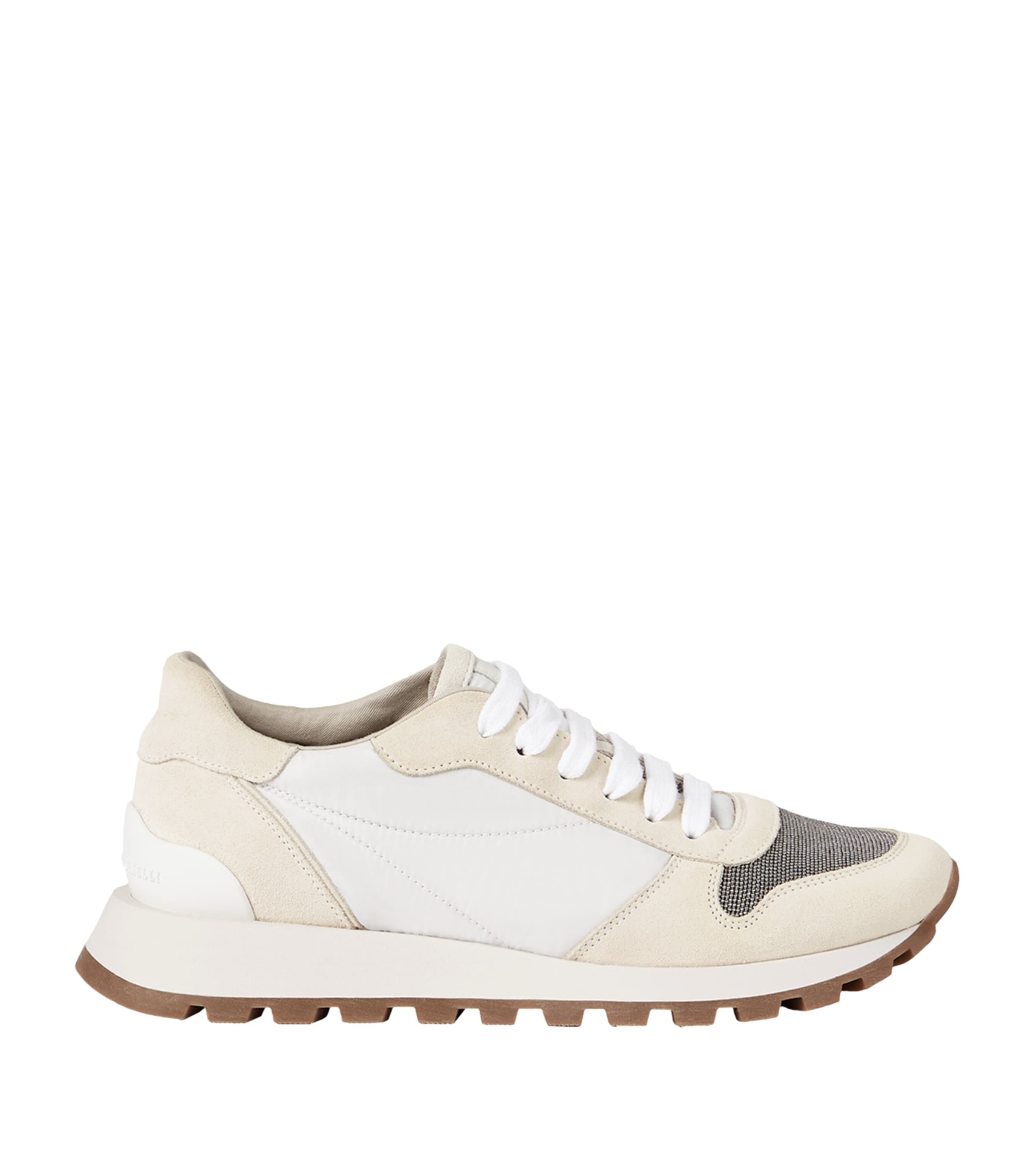 Brunello Cucinelli Suede Technical Running Sneakers