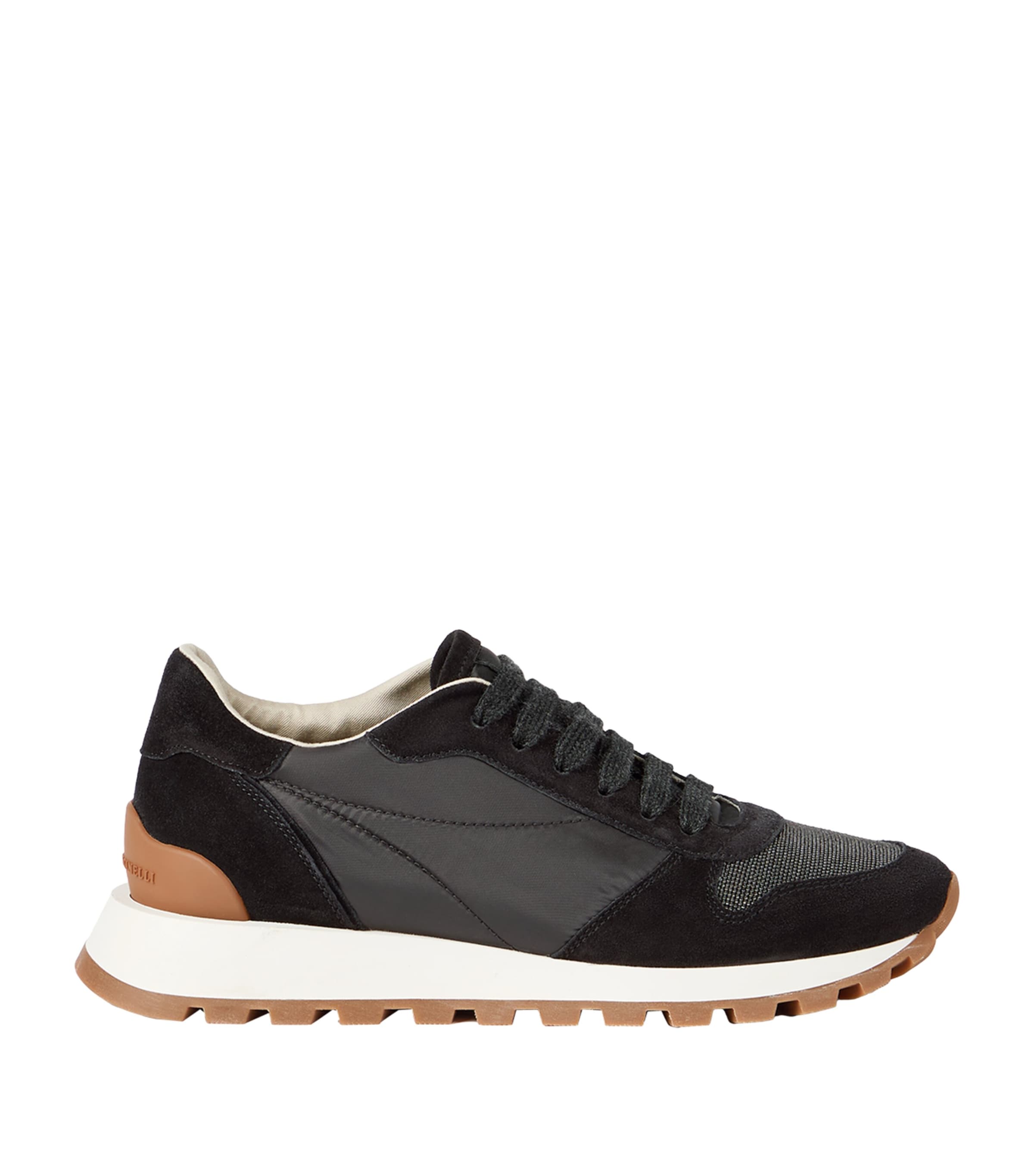 Brunello Cucinelli Suede Technical Running Sneakers