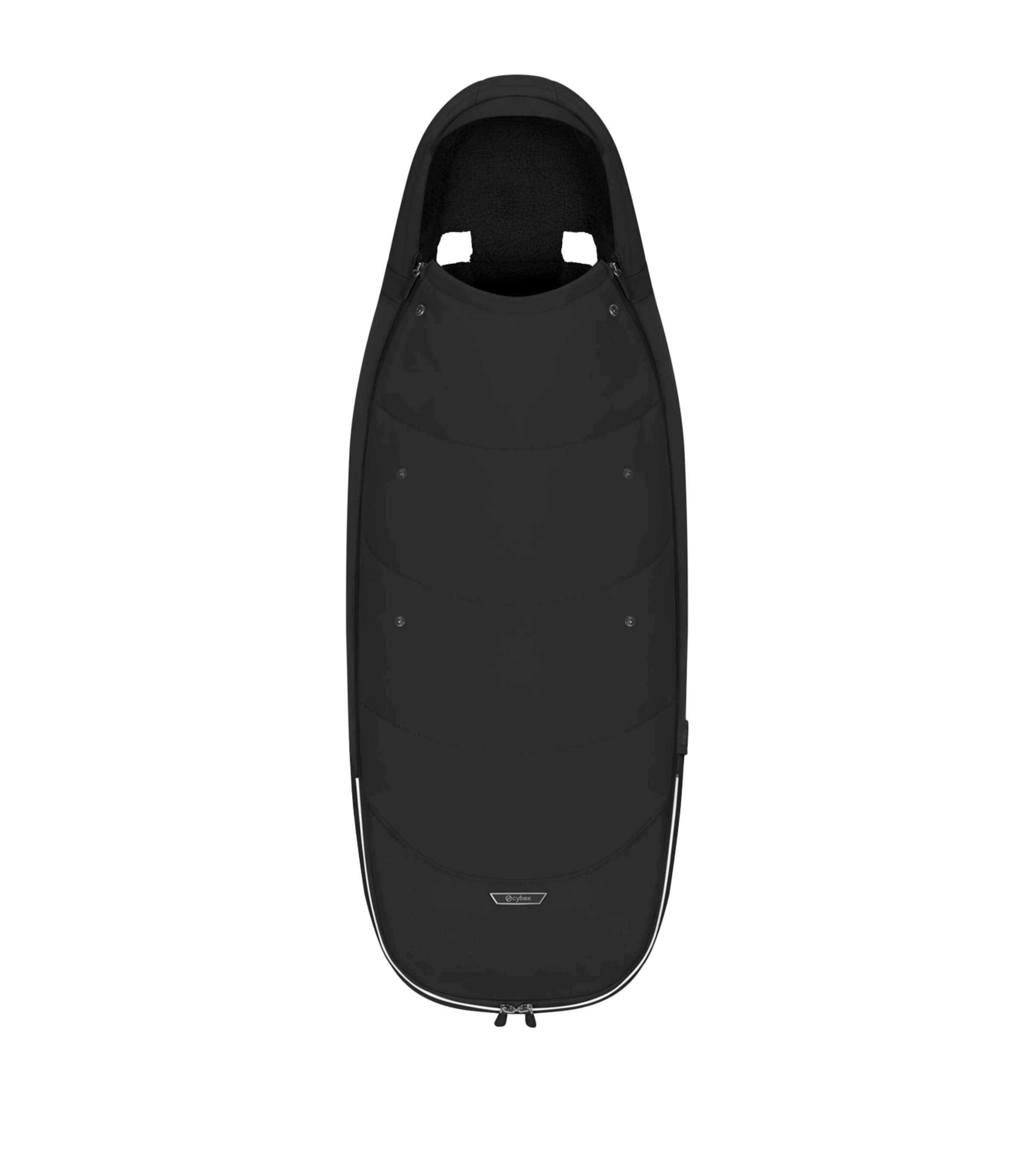 Cybex Water-Resistant Platinum Footmuff Sepia Black