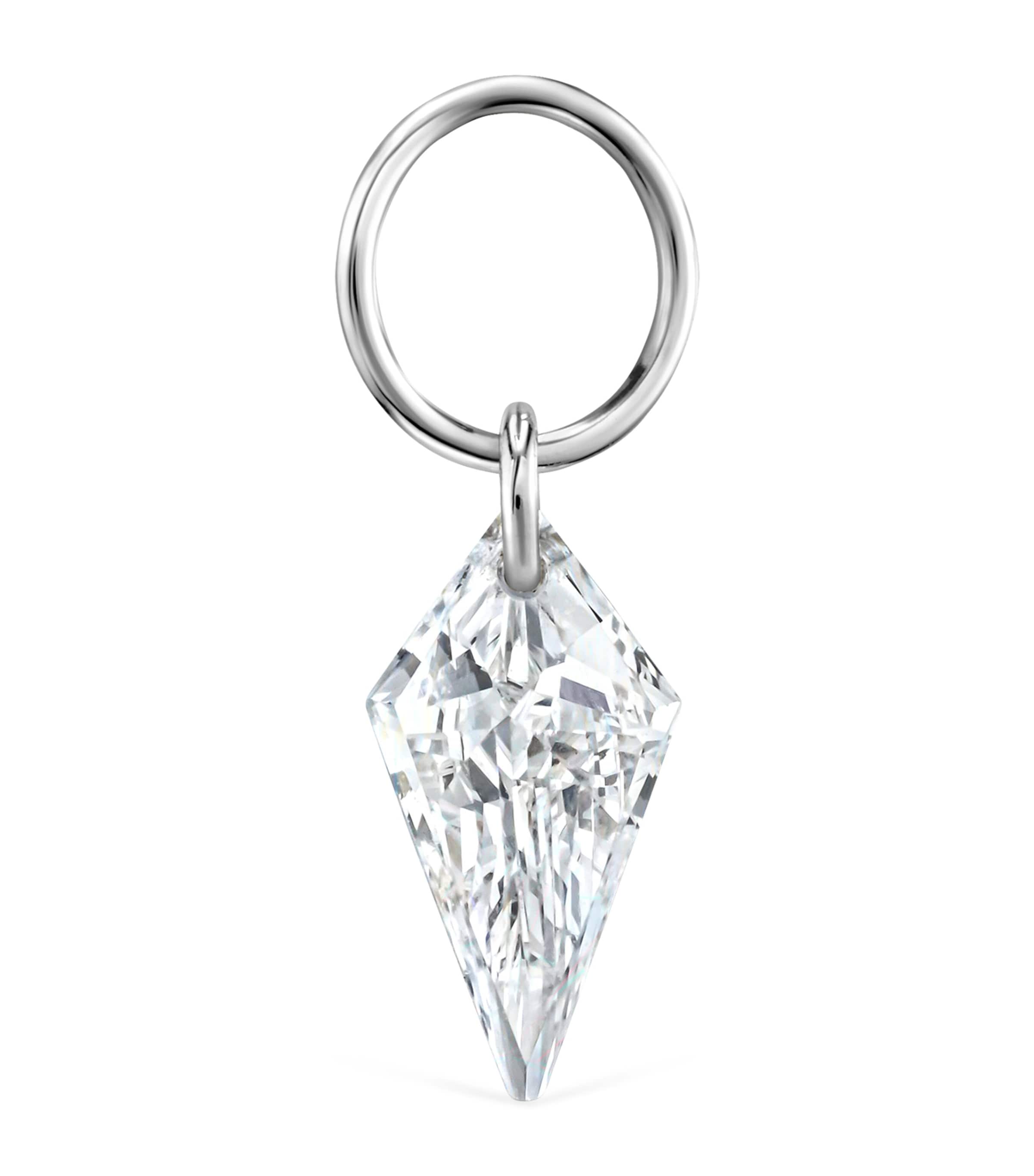 Gold Silhouette Diamond Charm (6mm)