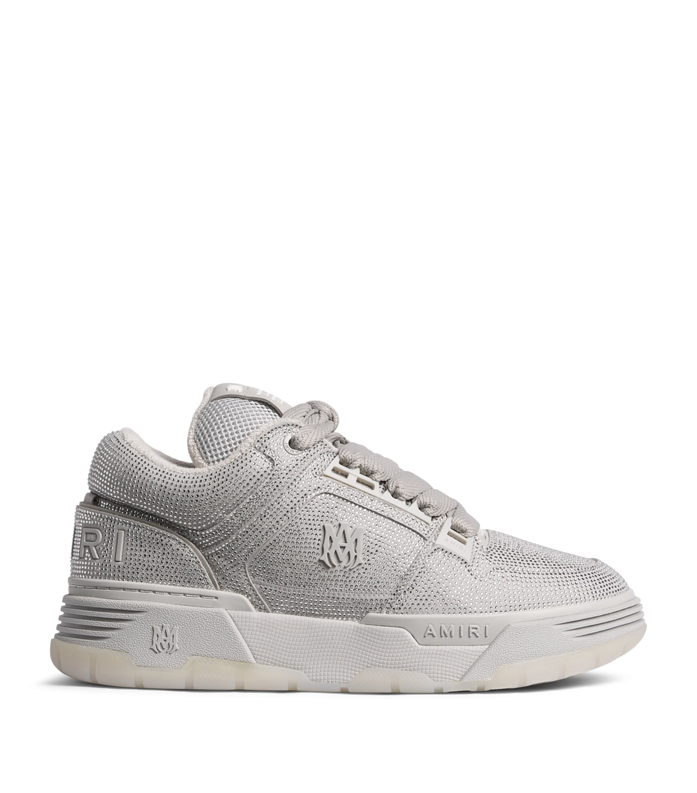 AMIRI Crystal MA-1 Sneakers Silver Grey