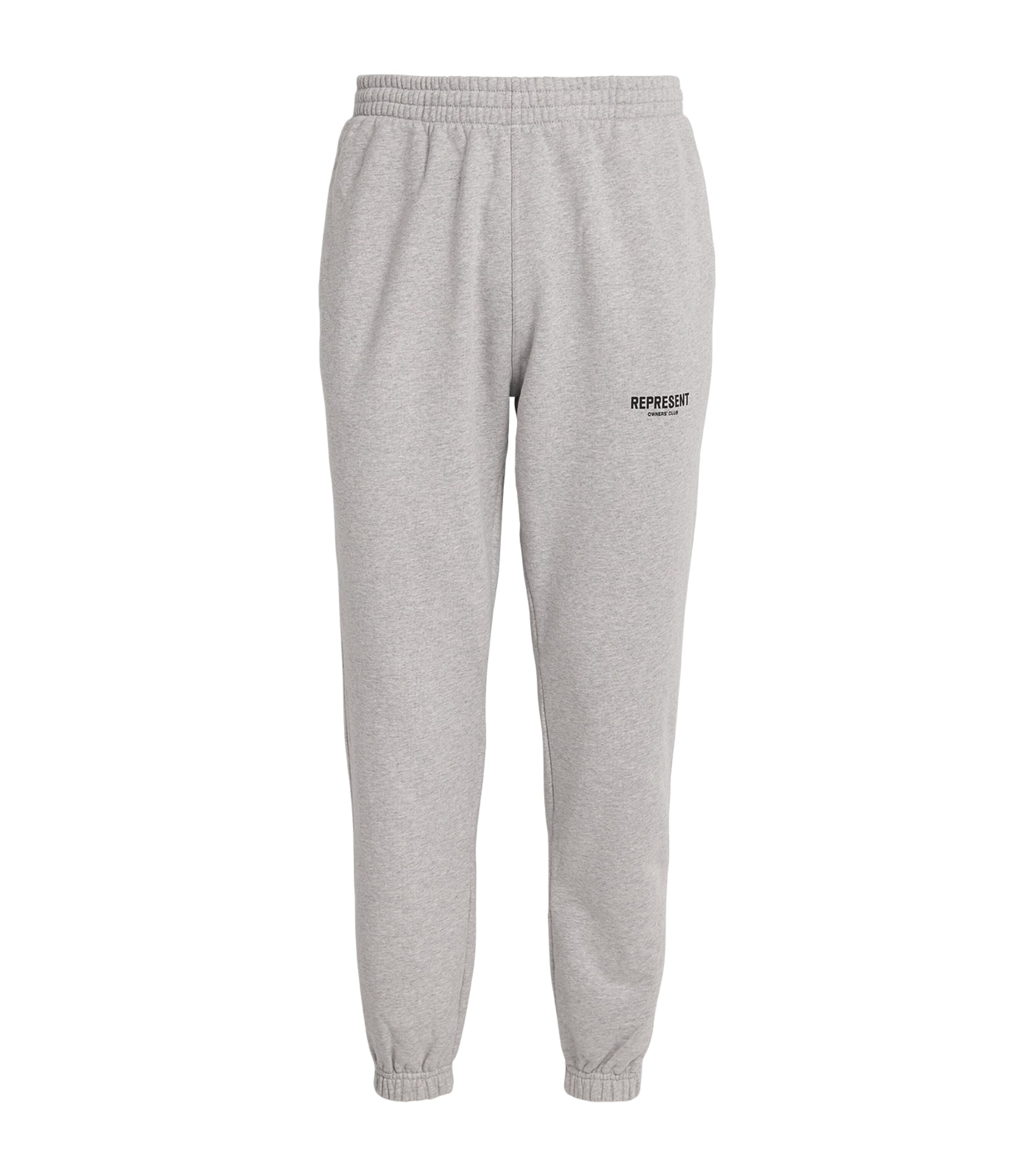 Represent Mens Owners Club Sweatpants Ash Grey/balck