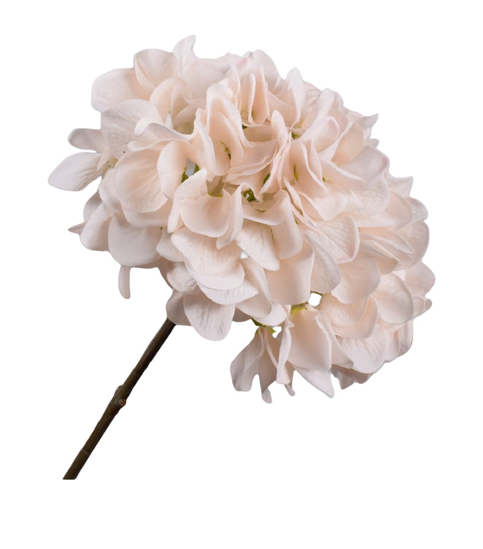 Silk-Ka Artificial Hydrangea Flower Cream