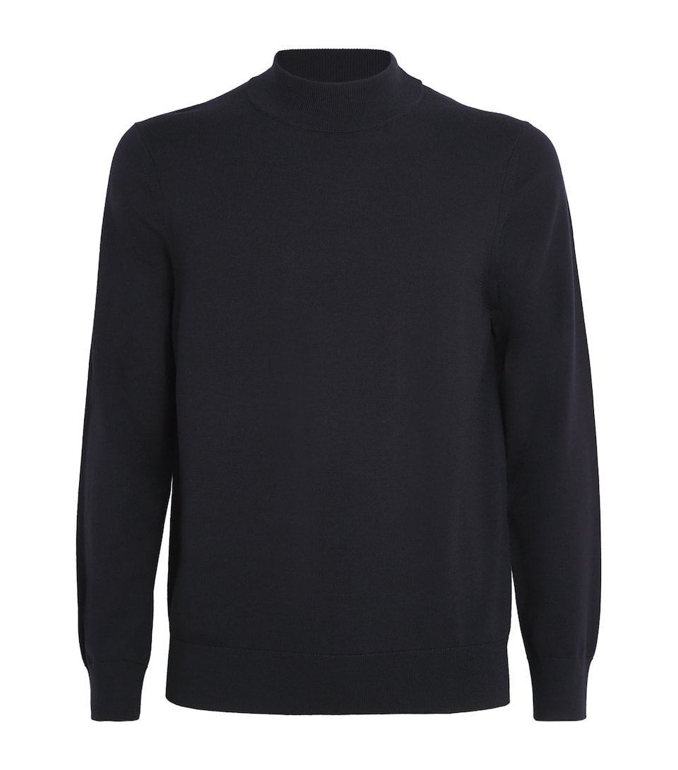 Wool High-Neck Sweater