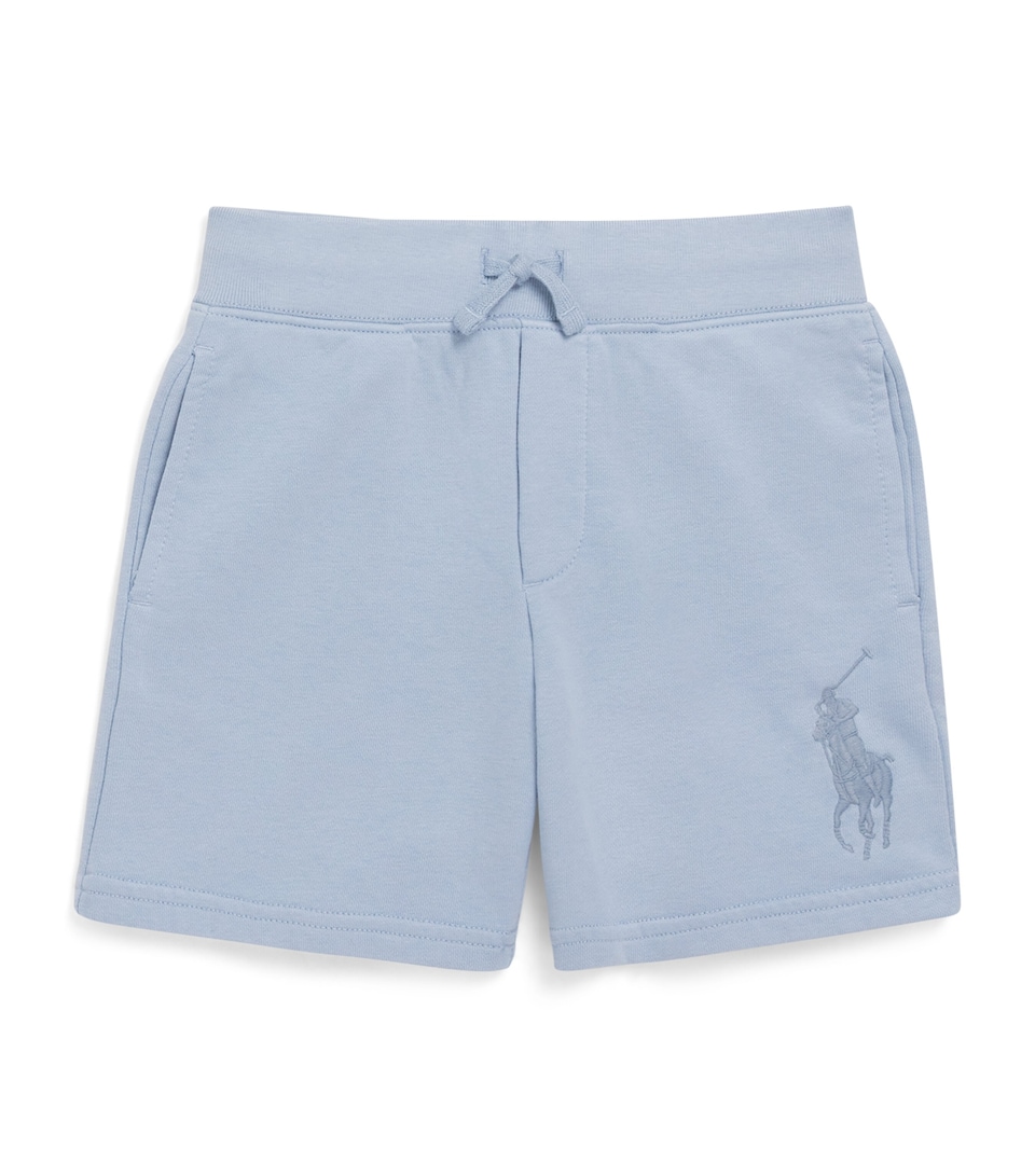 Ralph Lauren Kids Cotton-Blend Big Pony Shorts (7-14 Years) Estate Blu