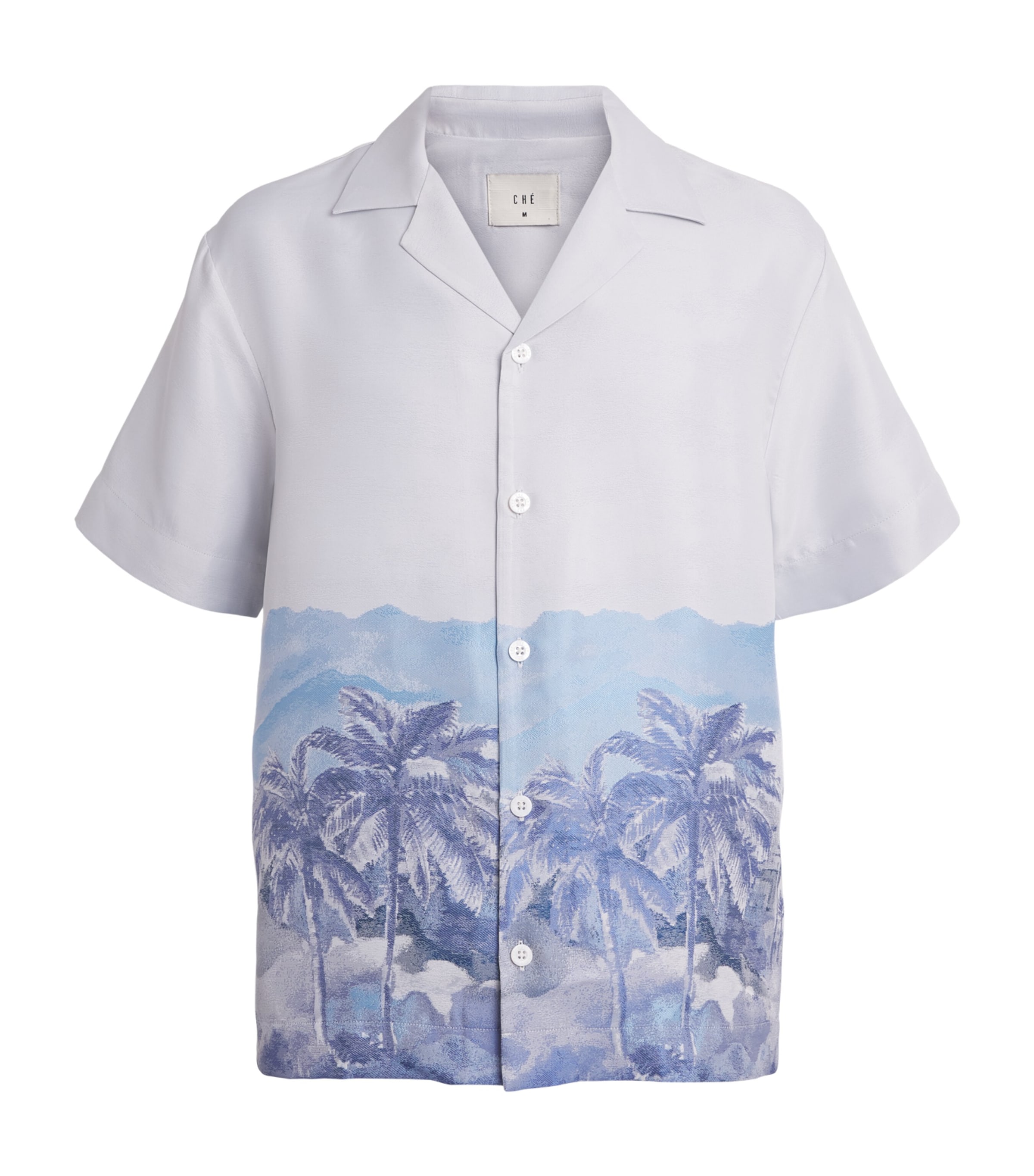 CHÉ Mens Jacquard Cezane Shirt Ivory