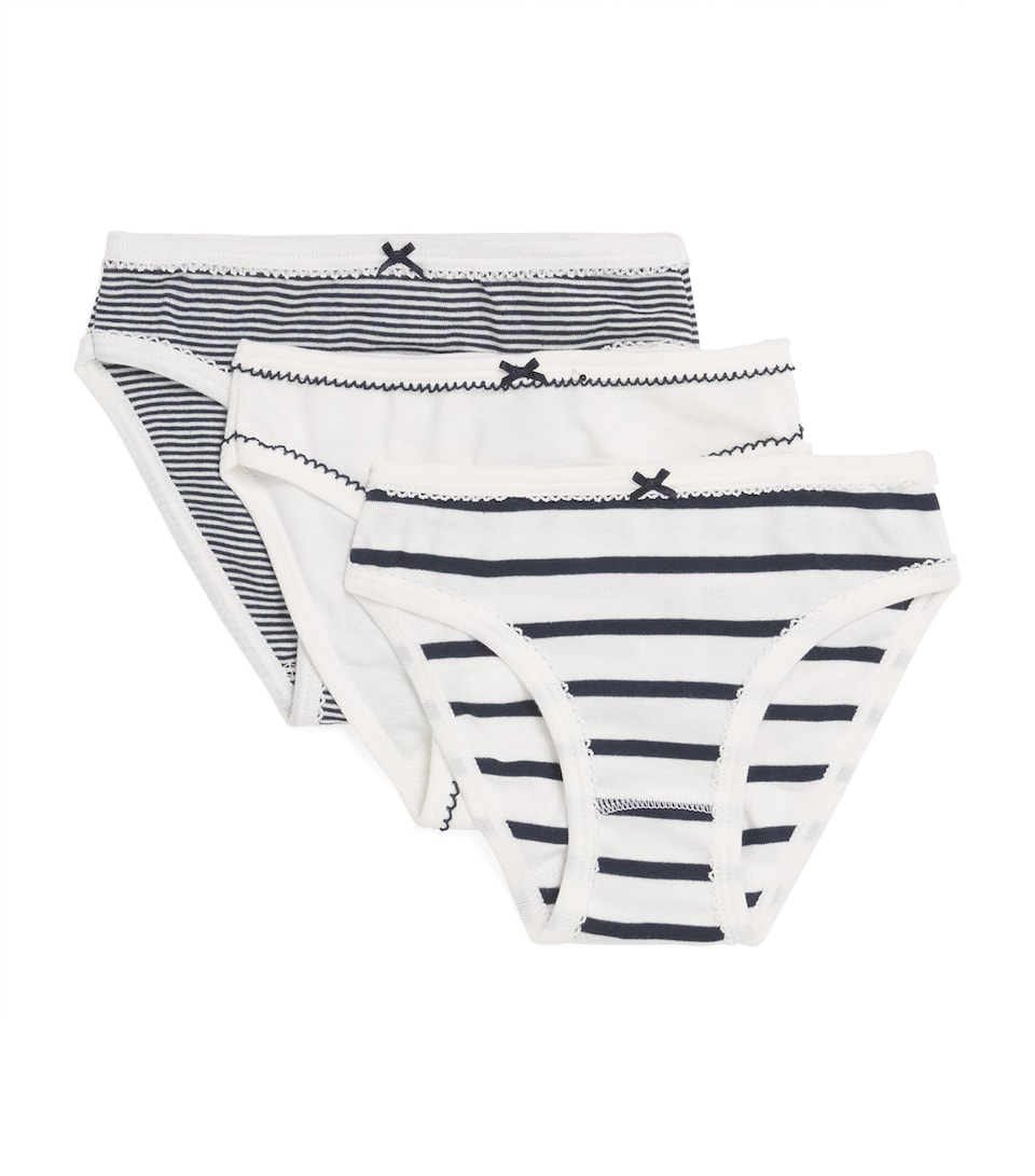 Set of 3 Cotton Knickers (4-12 Years)