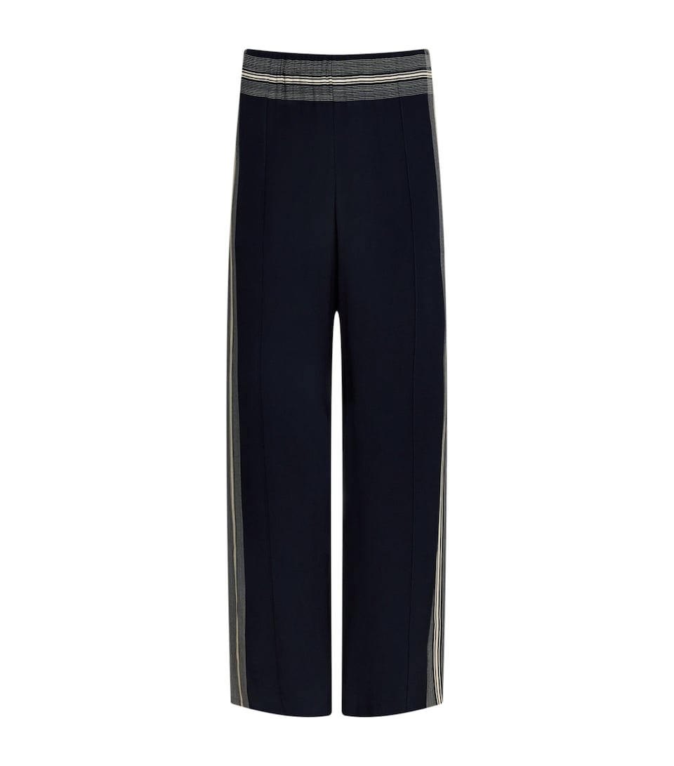 Stripe Straight Trousers