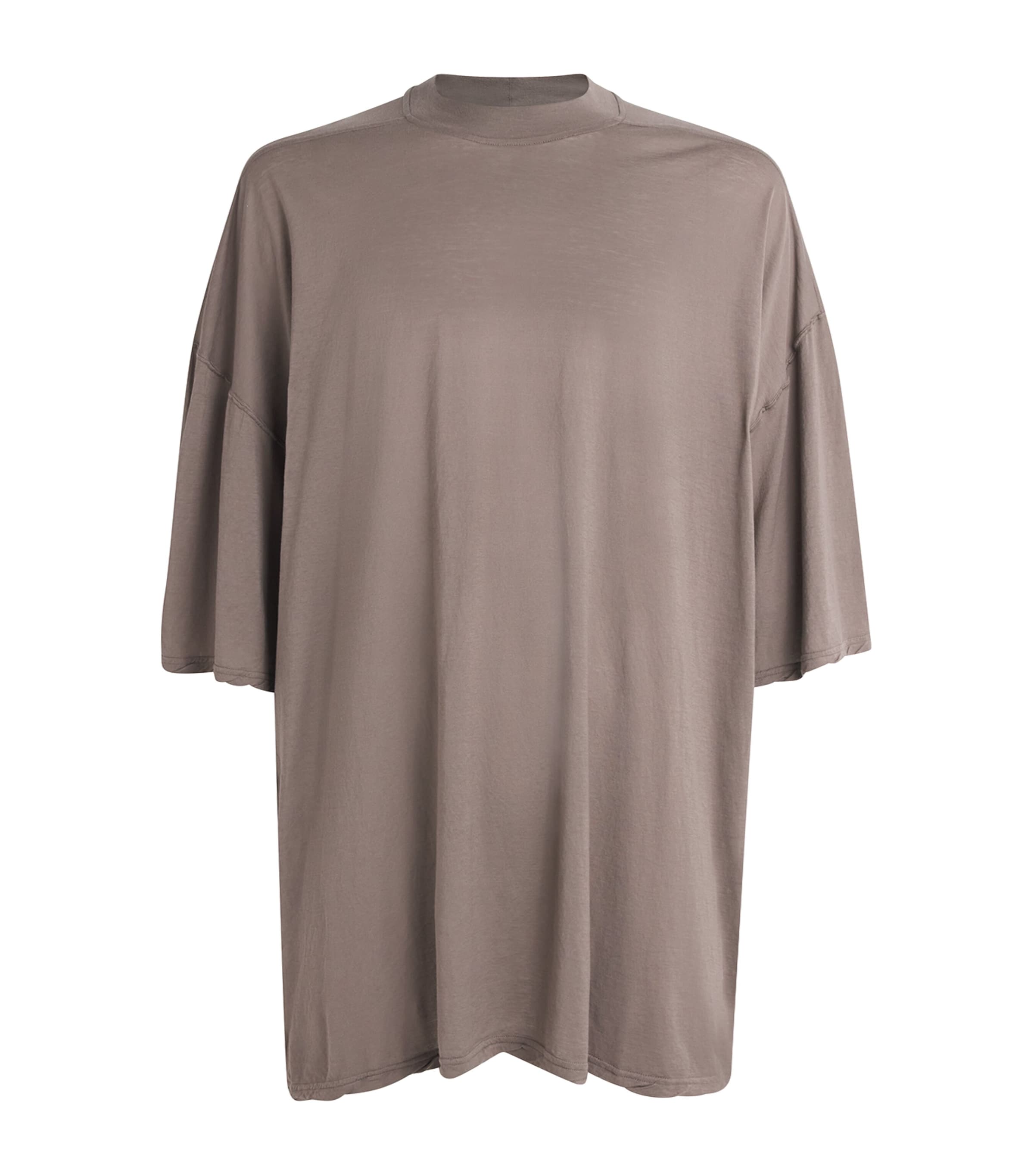 Rick Owens Mens Cotton Tommy T-Shirt Dust