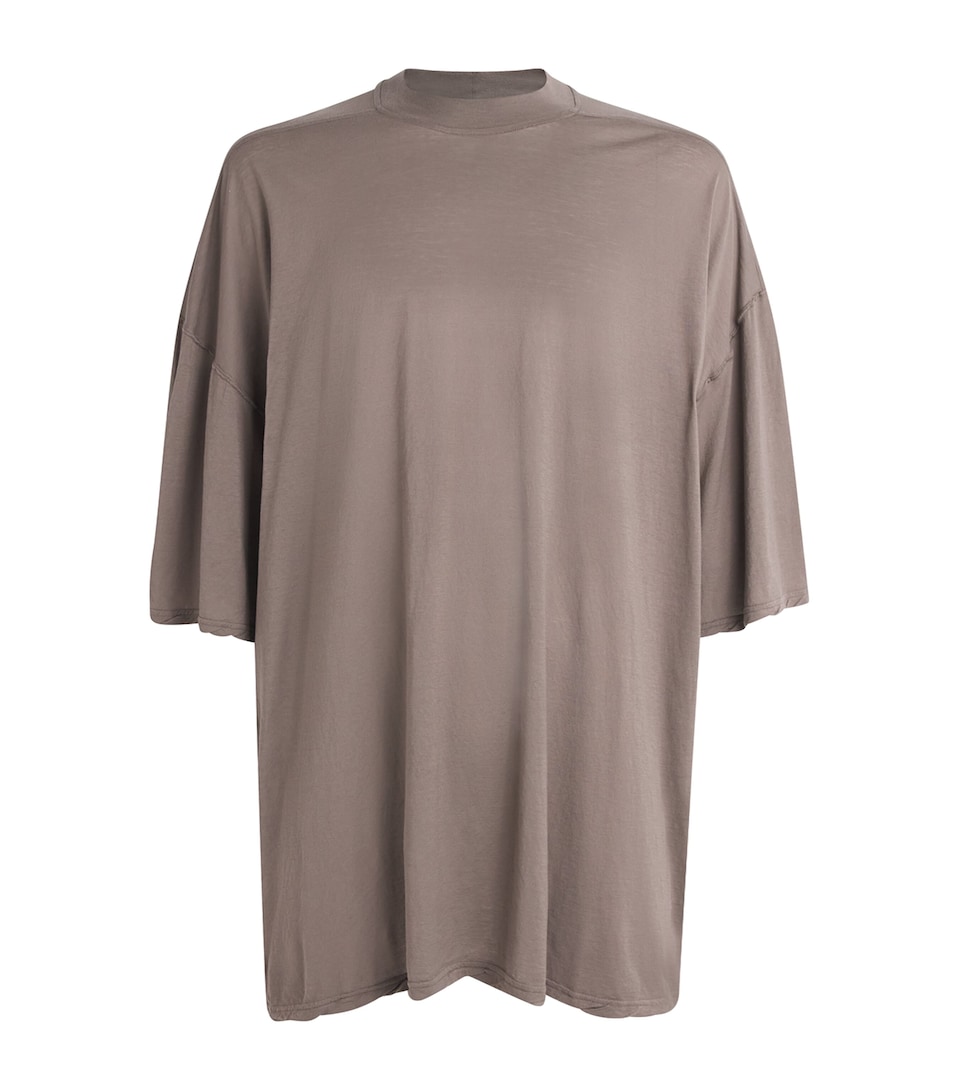 Rick Owens Mens Cotton Tommy T-Shirt Dust
