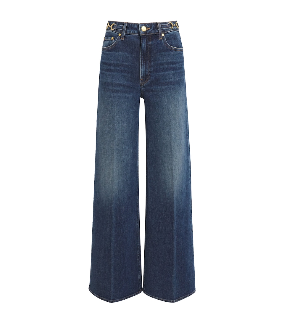 Ulla Johnson Womens Valory Flared Jeans Nile