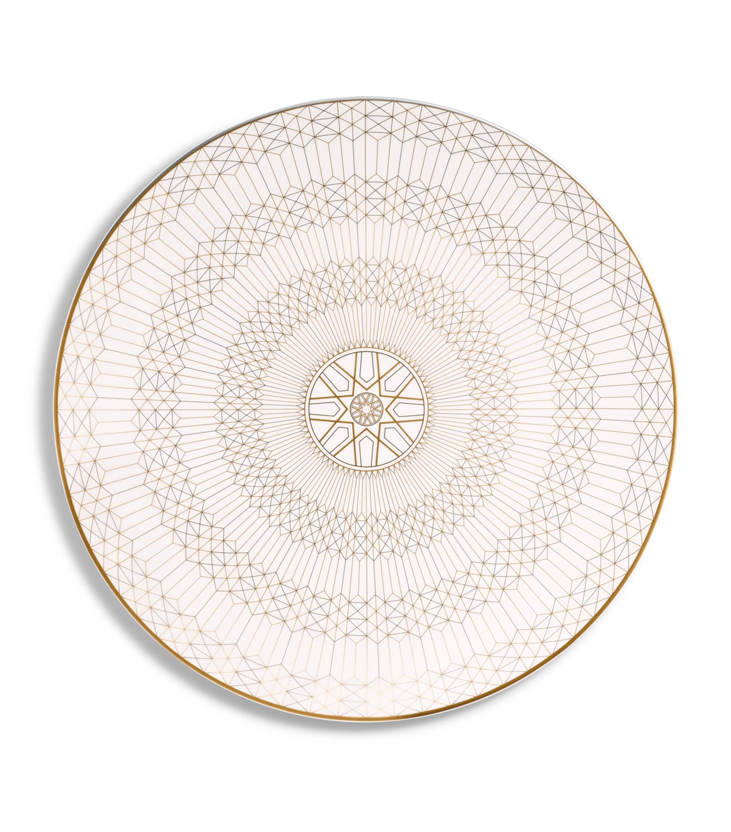 Baccarat Arcadia Gold Show Plate (31cm) Clear