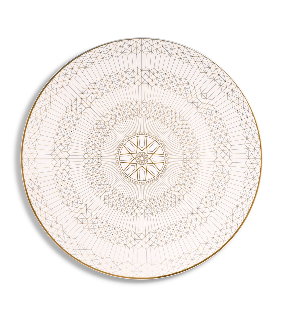 Baccarat Arcadia Gold Show Plate (31cm) Clear