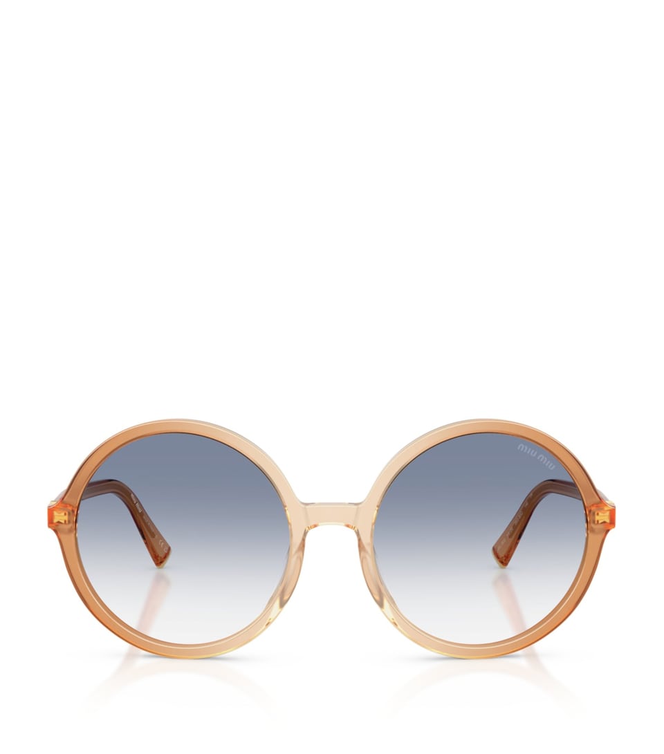 Acetate Oversized Round Sunglasses