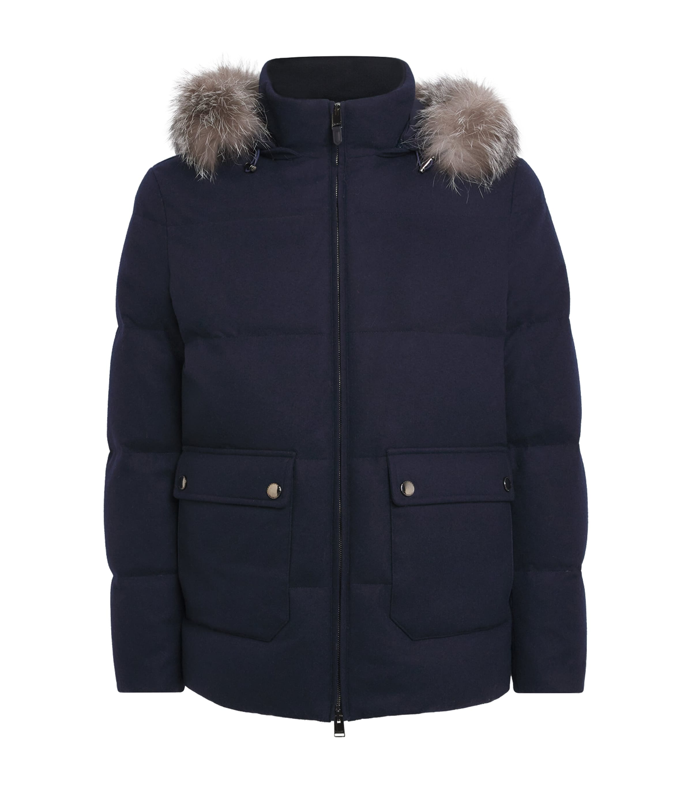 Cashmere Down Puffer Jacket