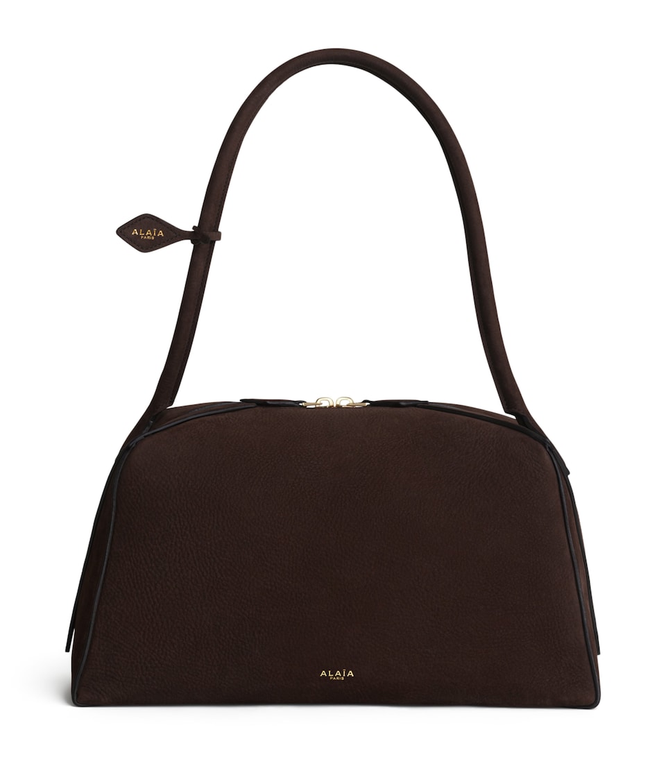 Nubuck Leather Le Bouledogue Shoulder Bag