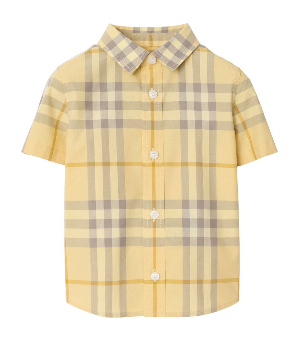 Cotton Check Short-Sleeve Shirt (6-24 Months)