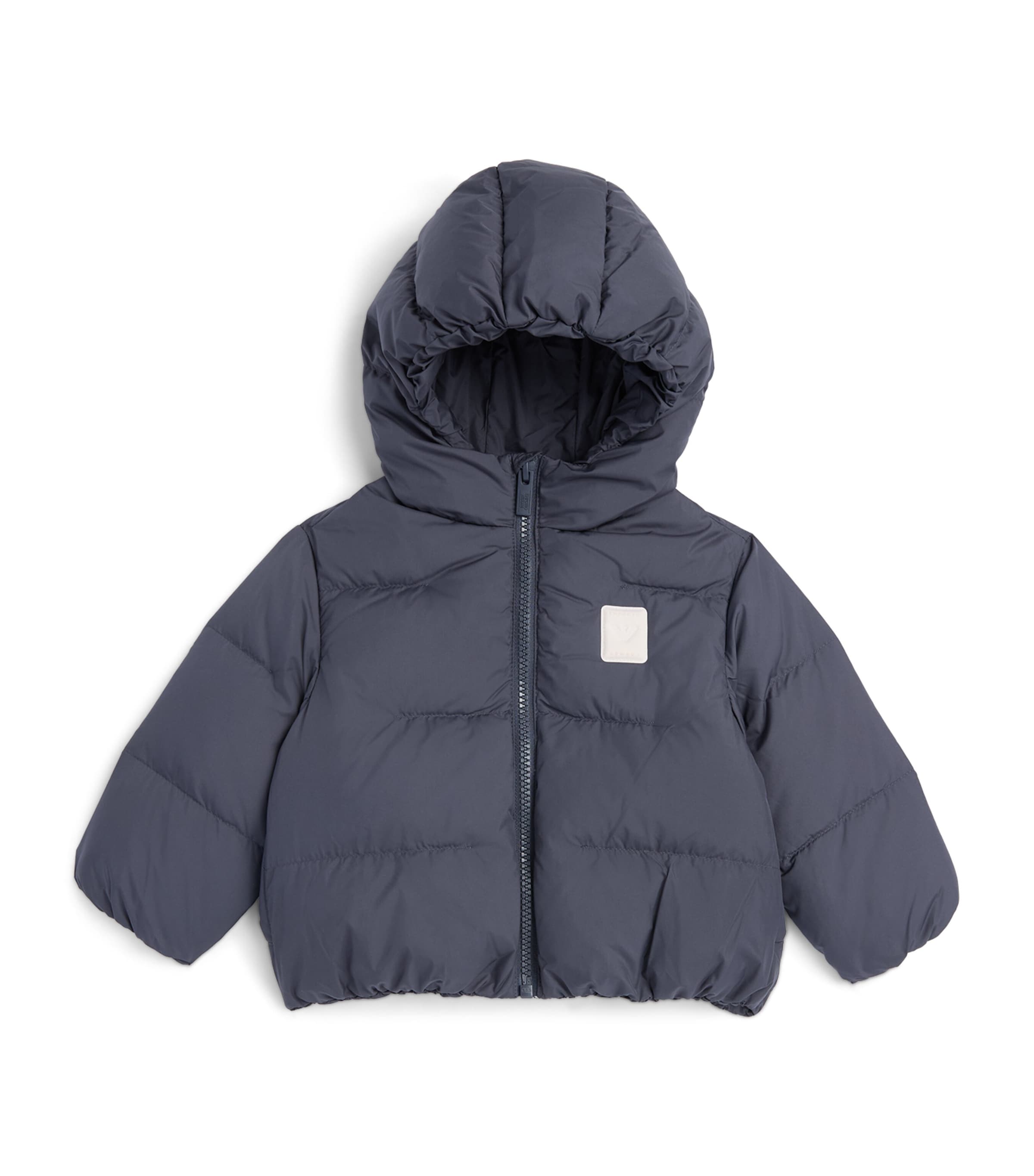 Emporio Armani Kids Down Puffer Jacket (4-16 Years) Odyssey Gray