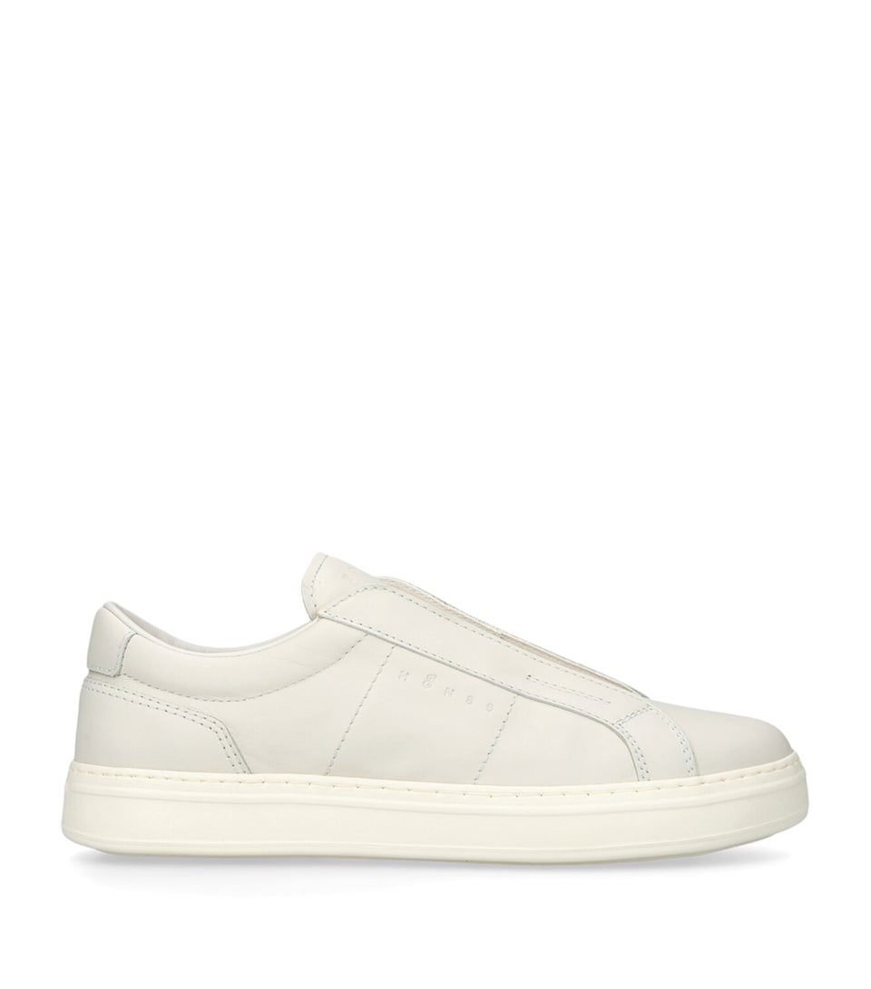 Leather H668 Slip-On Sneakers