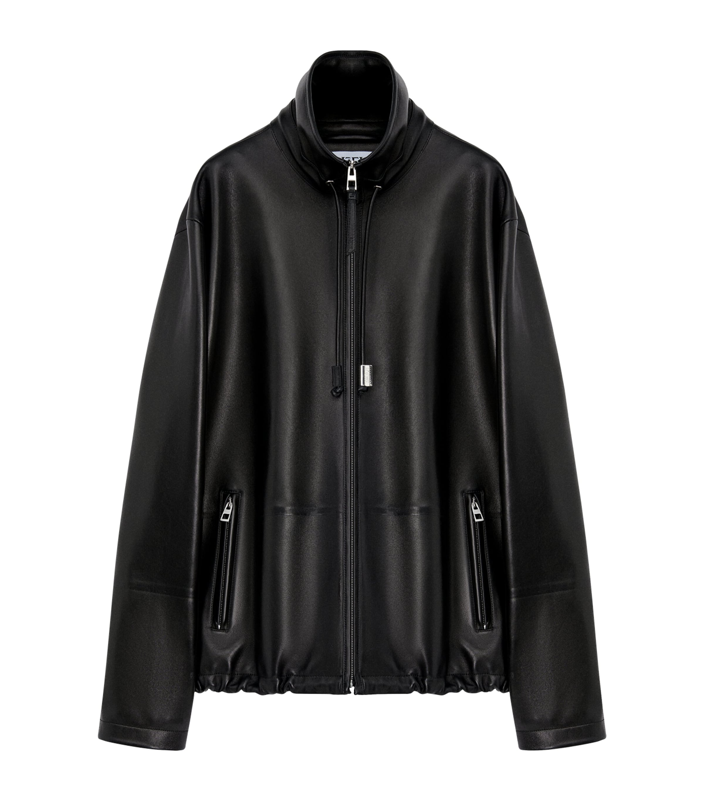 Leather Track Jacket