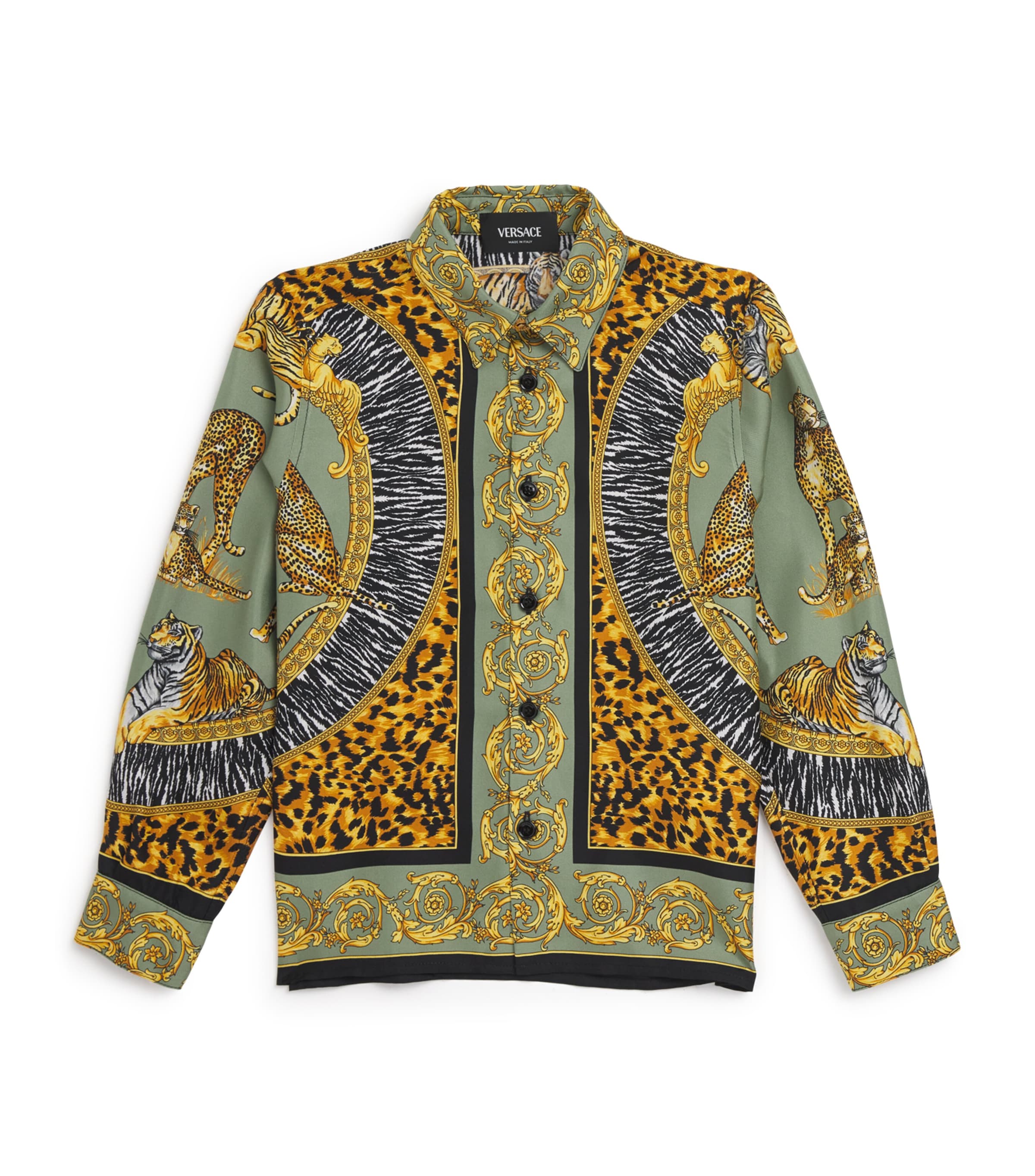 Silk Twill Wild Cats Shirt (6-14 Years)