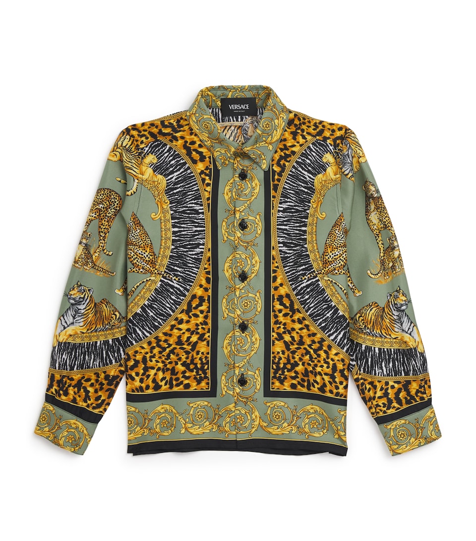 Silk Twill Wild Cats Shirt (6-14 Years)
