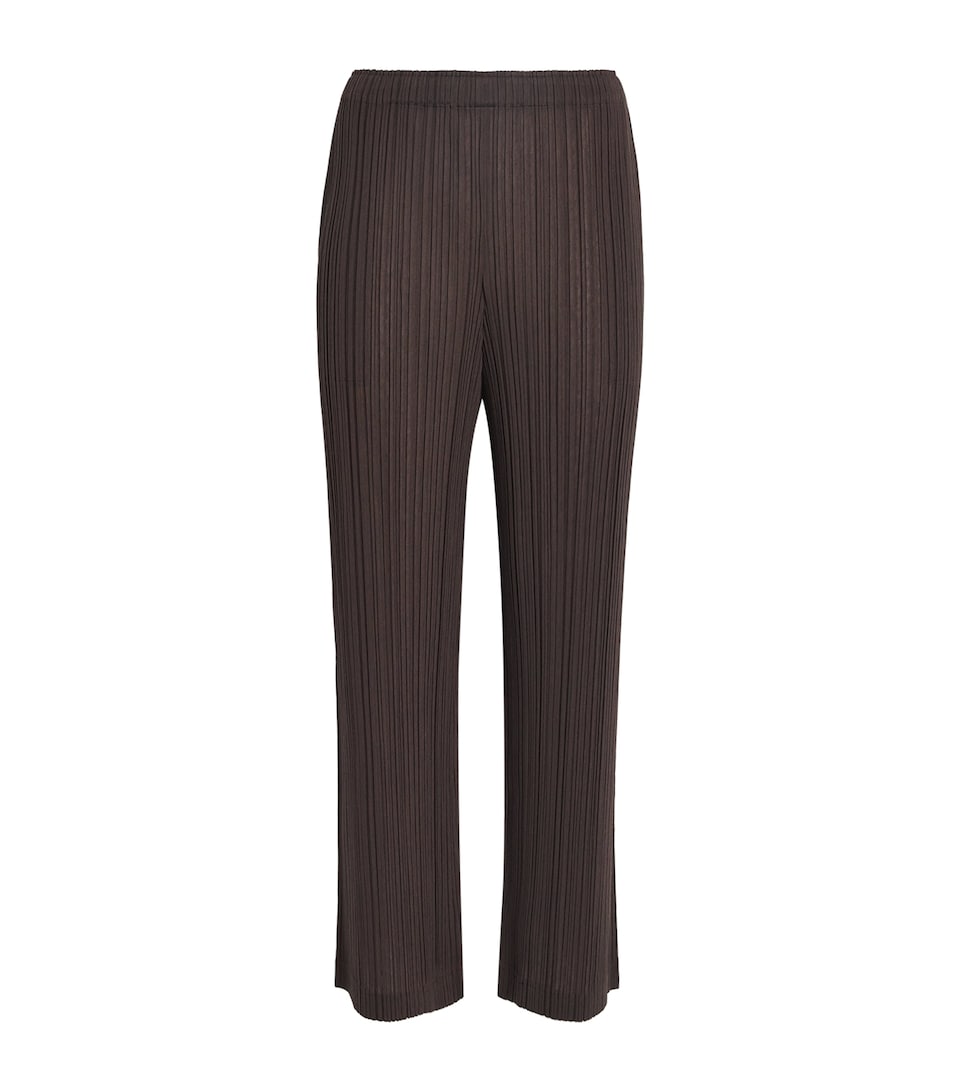 Ramie Pleated Trousers