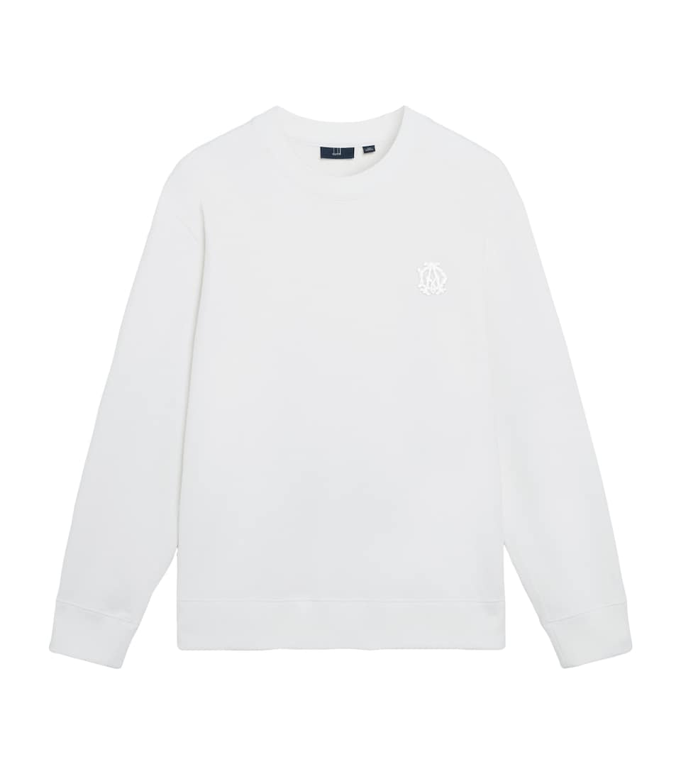 Cashmere-Cotton Logo Sweatshirt