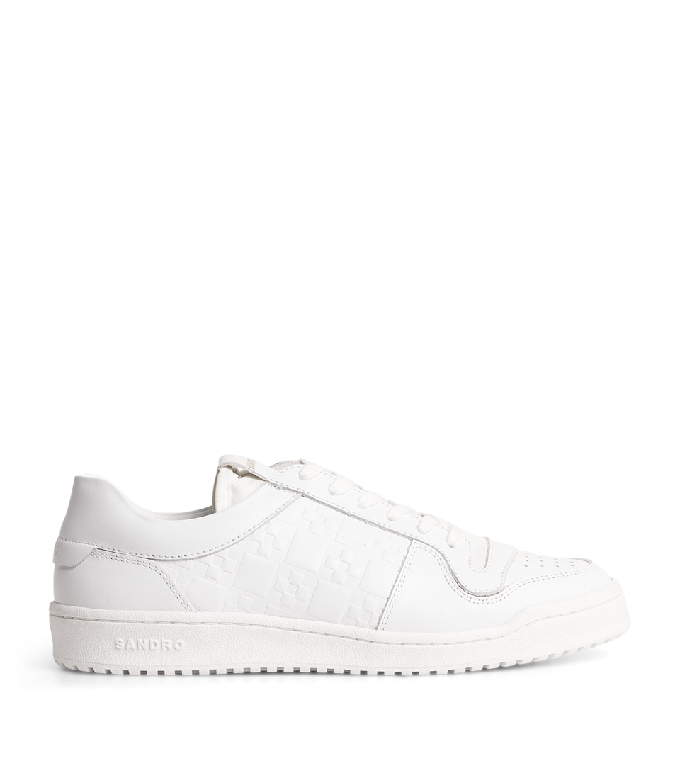 Leather Cross Sneakers