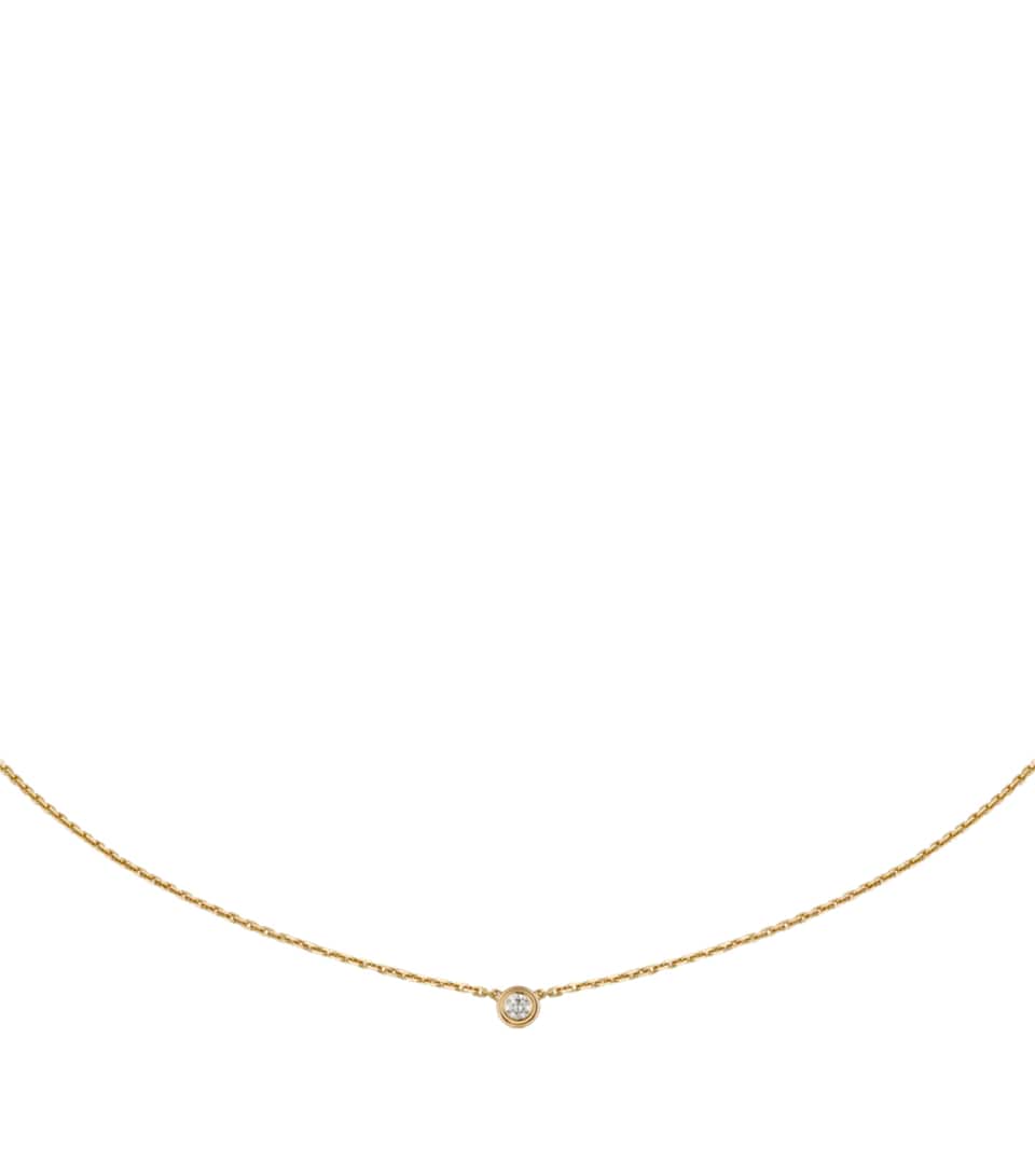 Extra-Small Yellow Gold and Diamond Cartier d'Amour Necklace